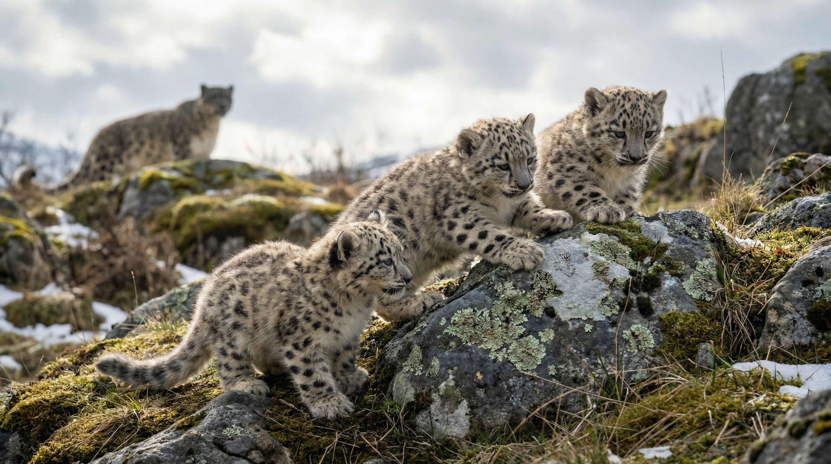 Snow Leopard Cubs Born at Zurich Zoo Mark Conservation Success