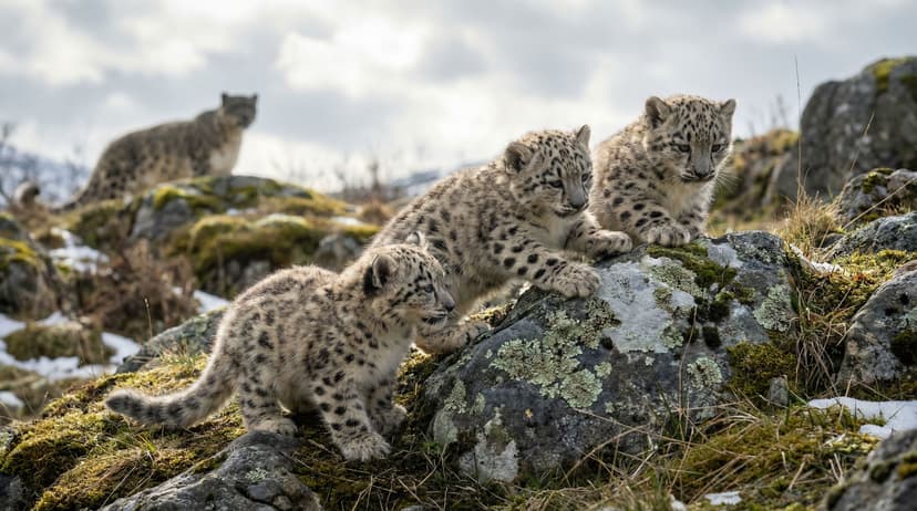 Snow Leopard Cubs Born at Zurich Zoo Mark Conservation Success