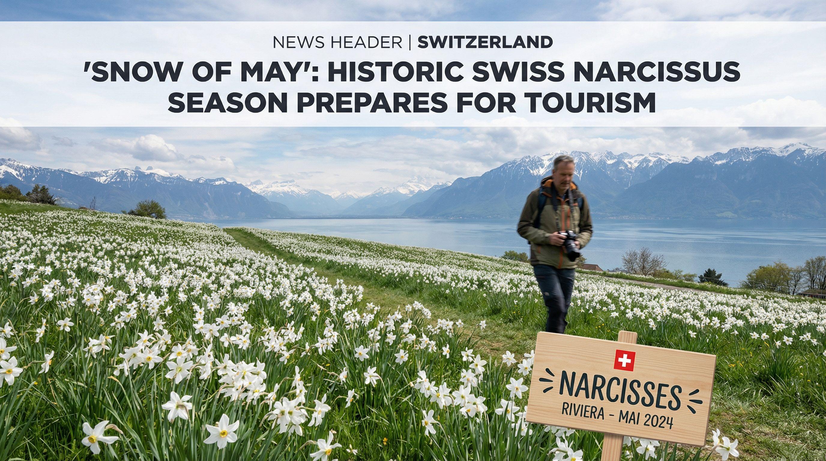 'Snow of May': Historic Swiss Narcissus Season Prepares for Tourism