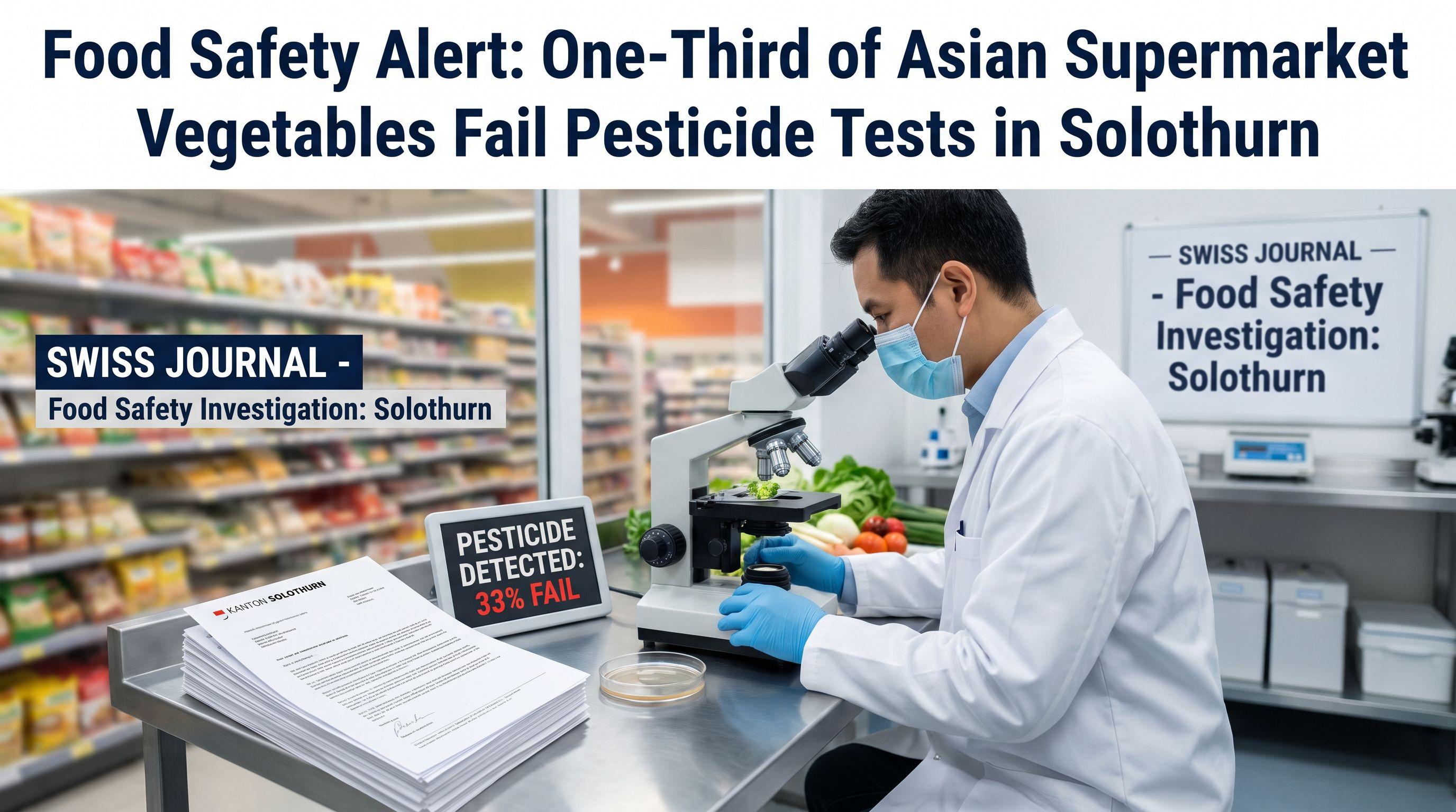 Food Safety Alert: One-Third of Asian Supermarket Vegetables Fail Pesticide Tests in Solothurn