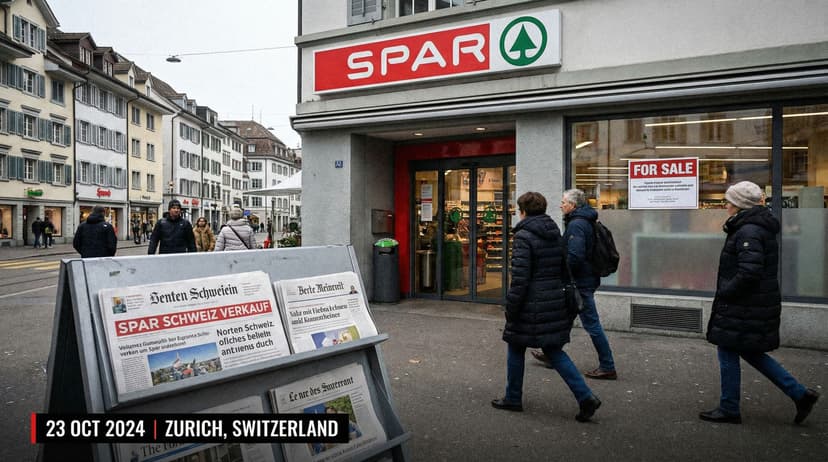 Spar Switzerland's 360 Stores Put Up for Sale