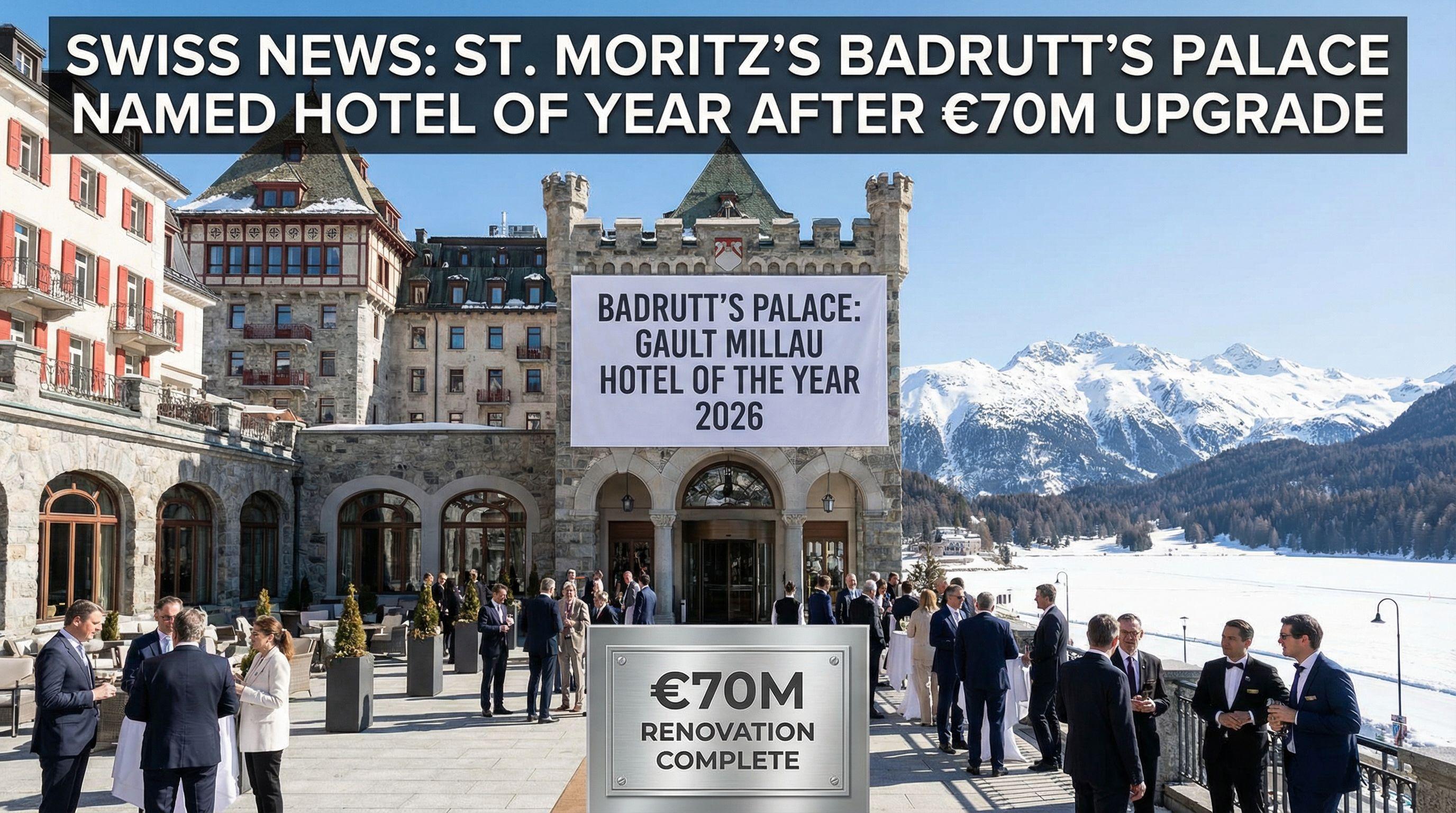St. Moritz's Badrutt's Palace Named Hotel of Year After ā¬70M Upgrade