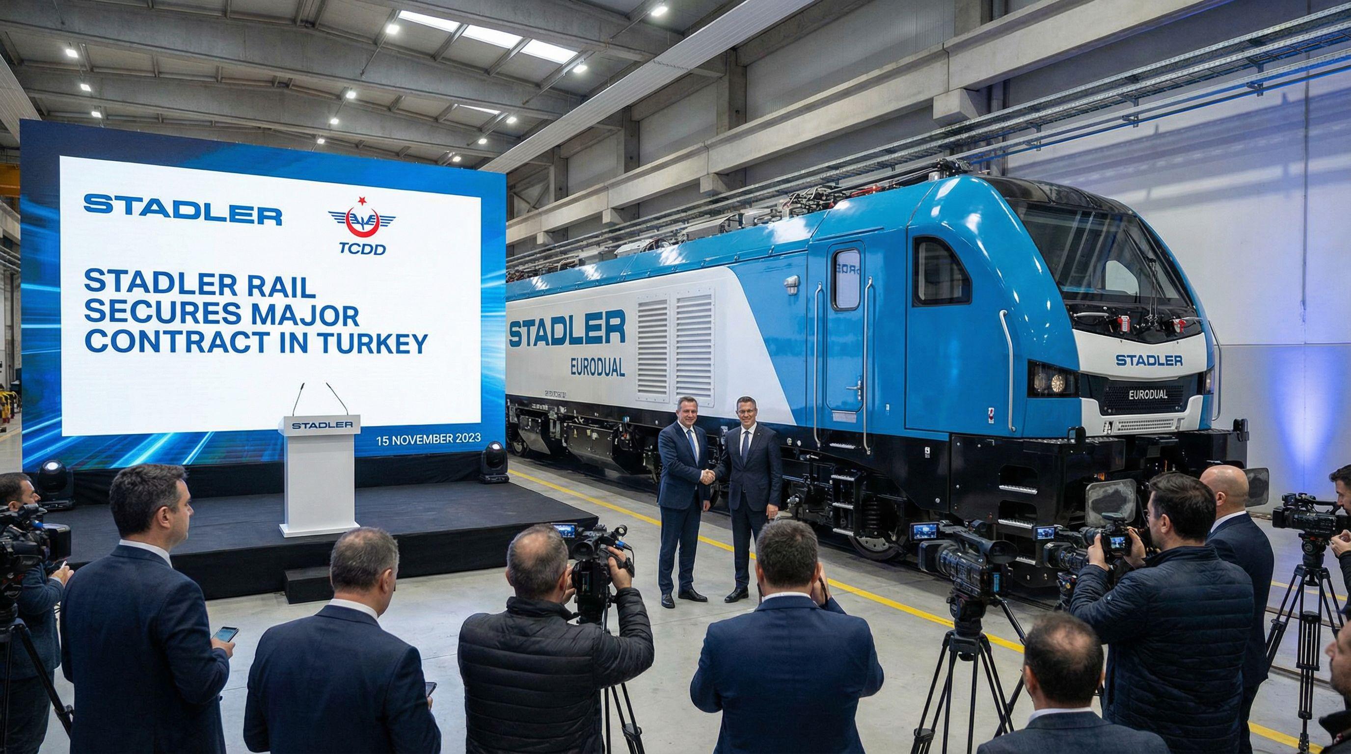 Stadler Rail Secures Major Contract for 35 Freight Locomotives in Turkey