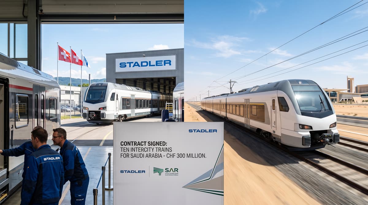 Stadler wins CHF300 million Saudi rail contract