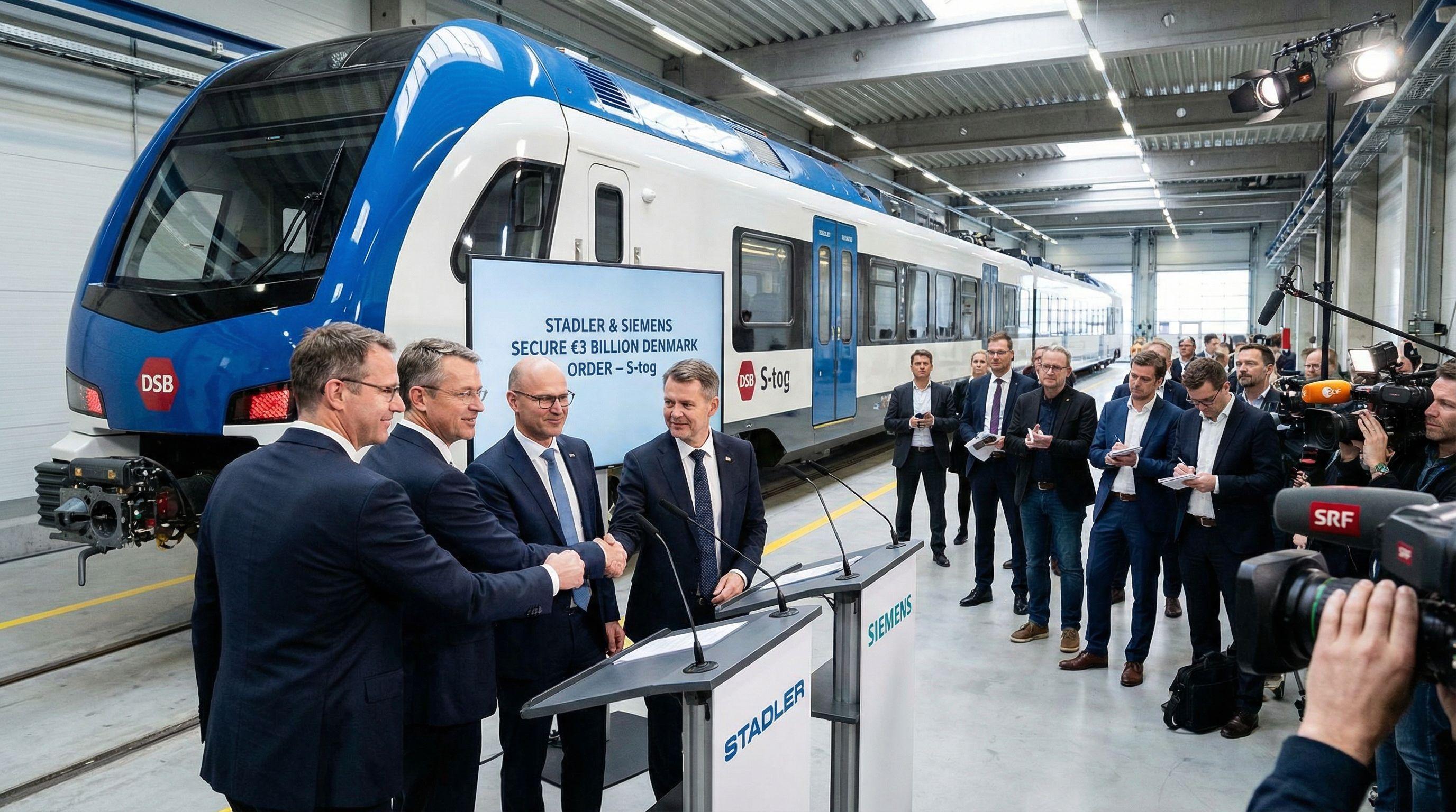 Stadler Rail and Siemens Secure Billion-Euro Train Order from Denmark