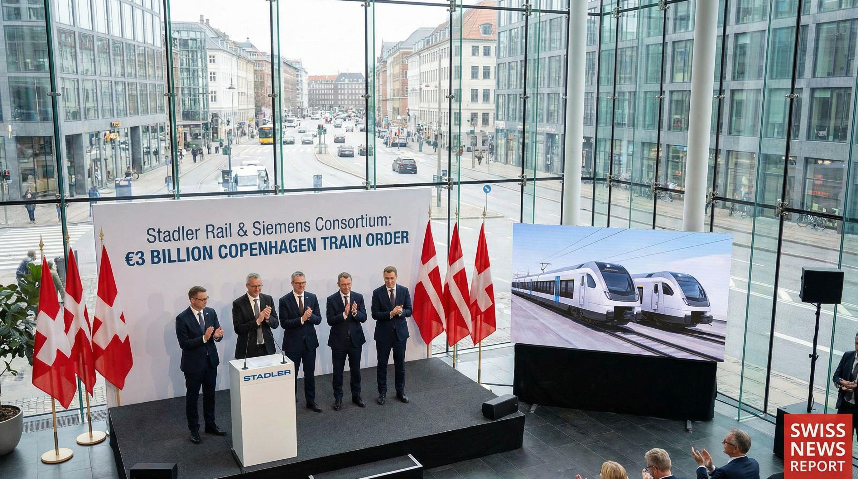 Stadler Rail Part of €3 Billion Consortium for Copenhagen Train Order