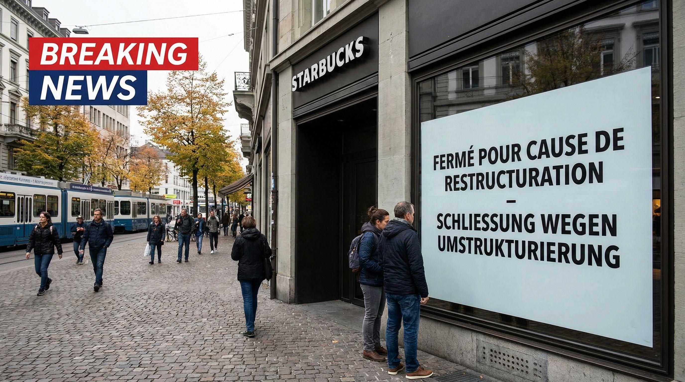 Starbucks Announces Swiss Store Closures