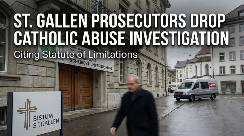 St. Gallen Prosecutors Drop Catholic Abuse Investigation, Citing Statute of Limitations