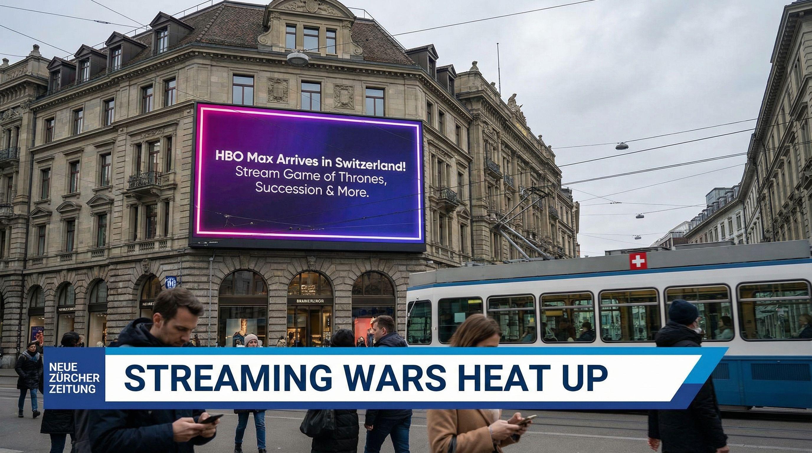 Streaming Wars Heat Up as HBO Max Launches in Switzerland