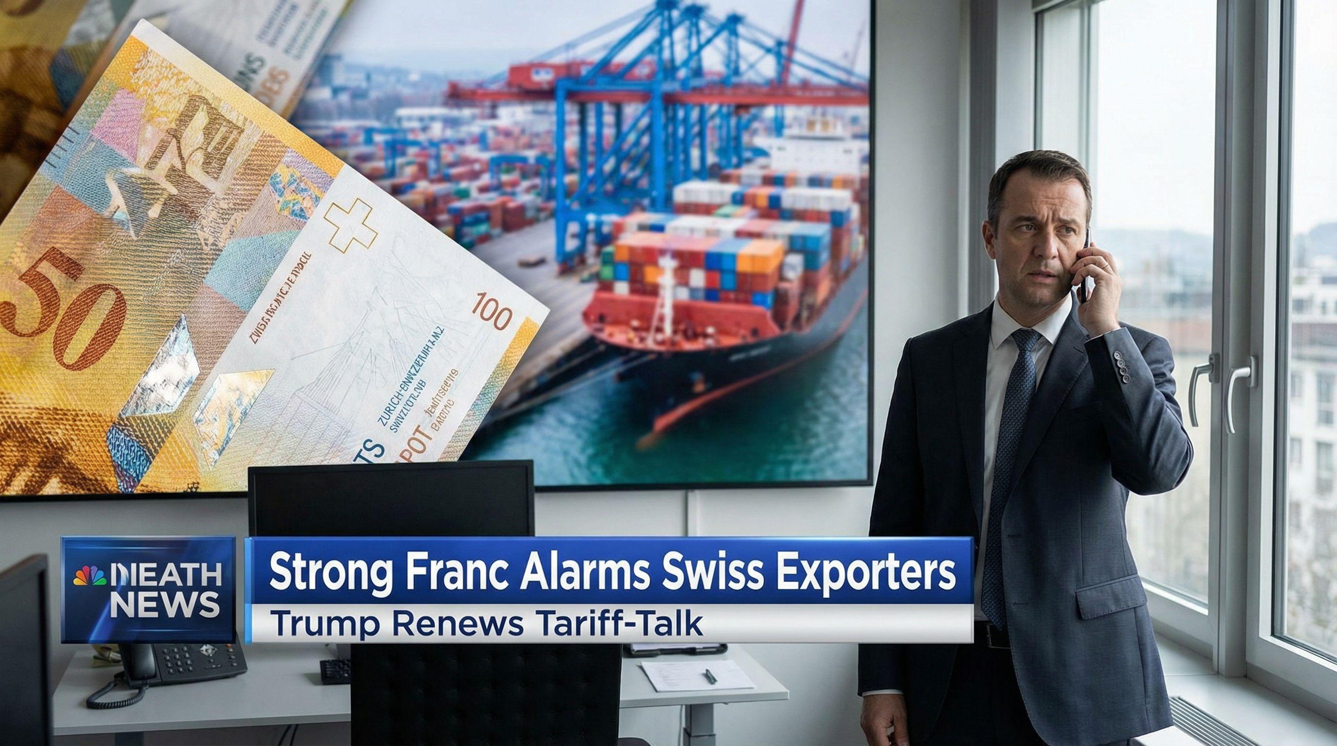 Strong Franc Alarms Swiss Exporters as Trump Renews Tariff-Talk