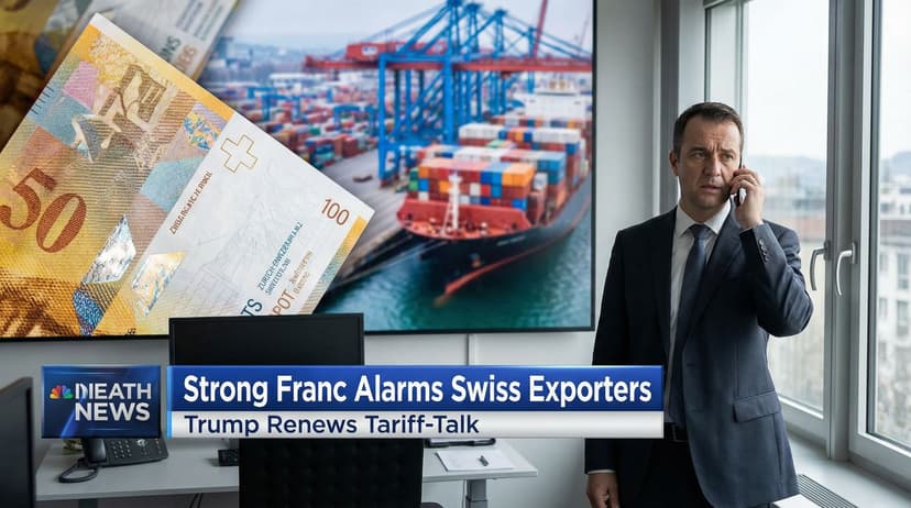 Strong Franc Alarms Swiss Exporters as Trump Renews Tariff-Talk