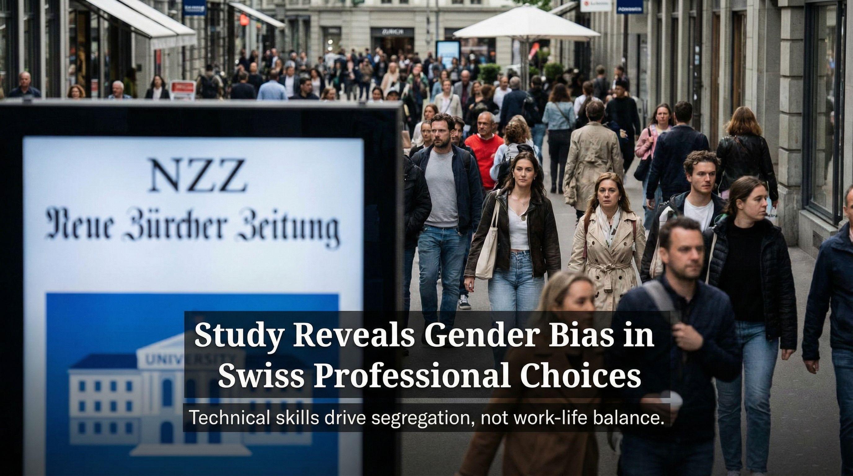 Study Reveals Gender Bias in Swiss Professional Choices