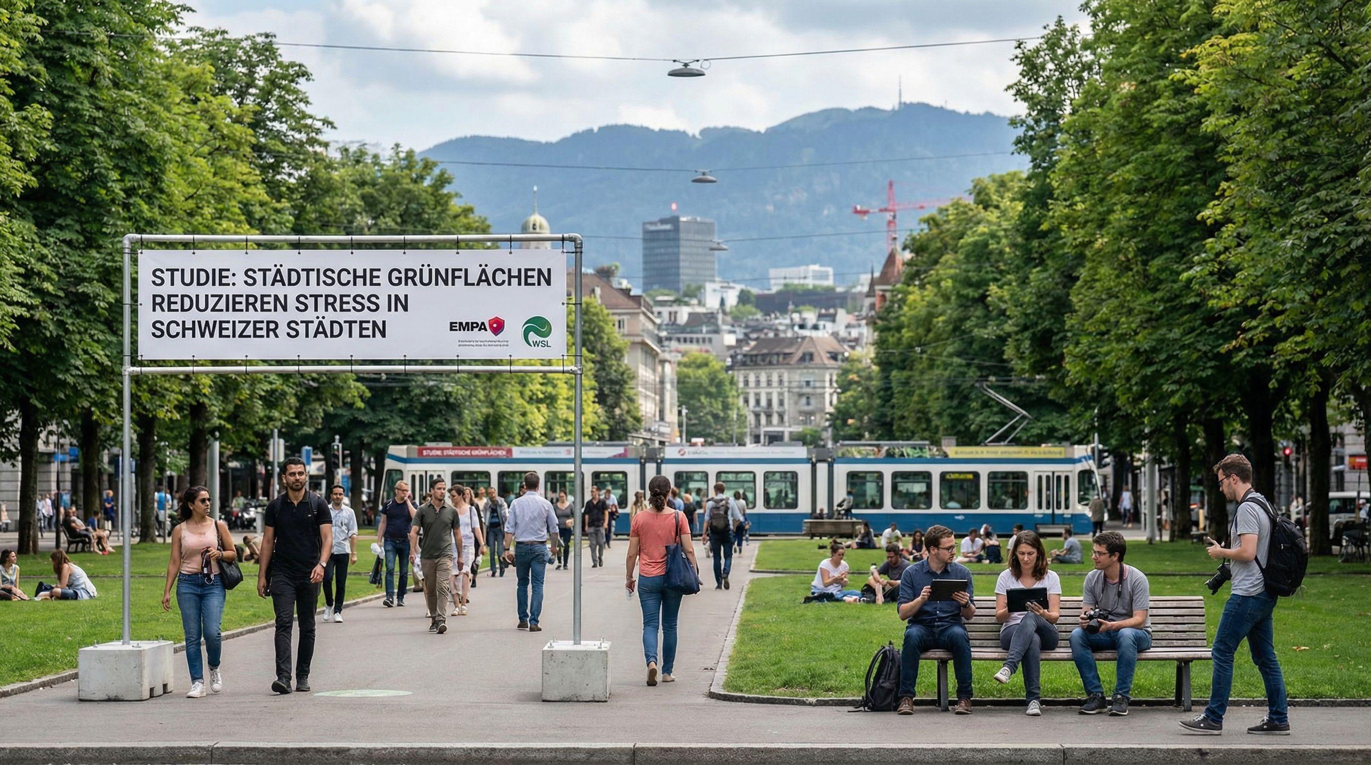Study: Urban Green Spaces Reduce Stress in Swiss Cities