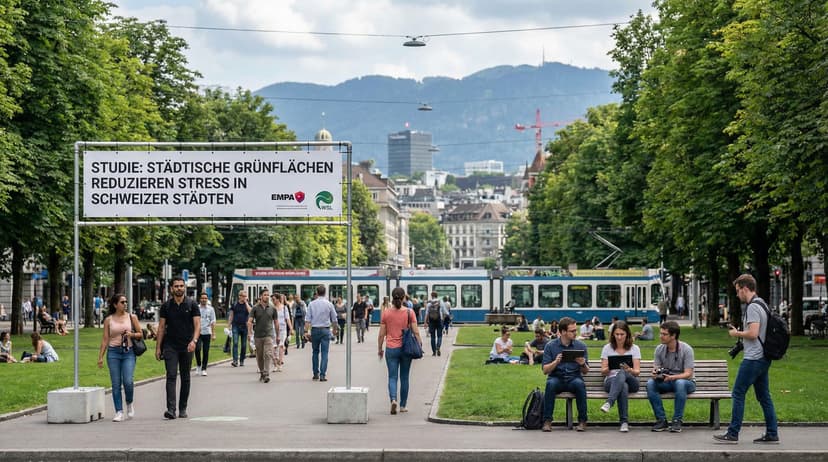 Study: Urban Green Spaces Reduce Stress in Swiss Cities