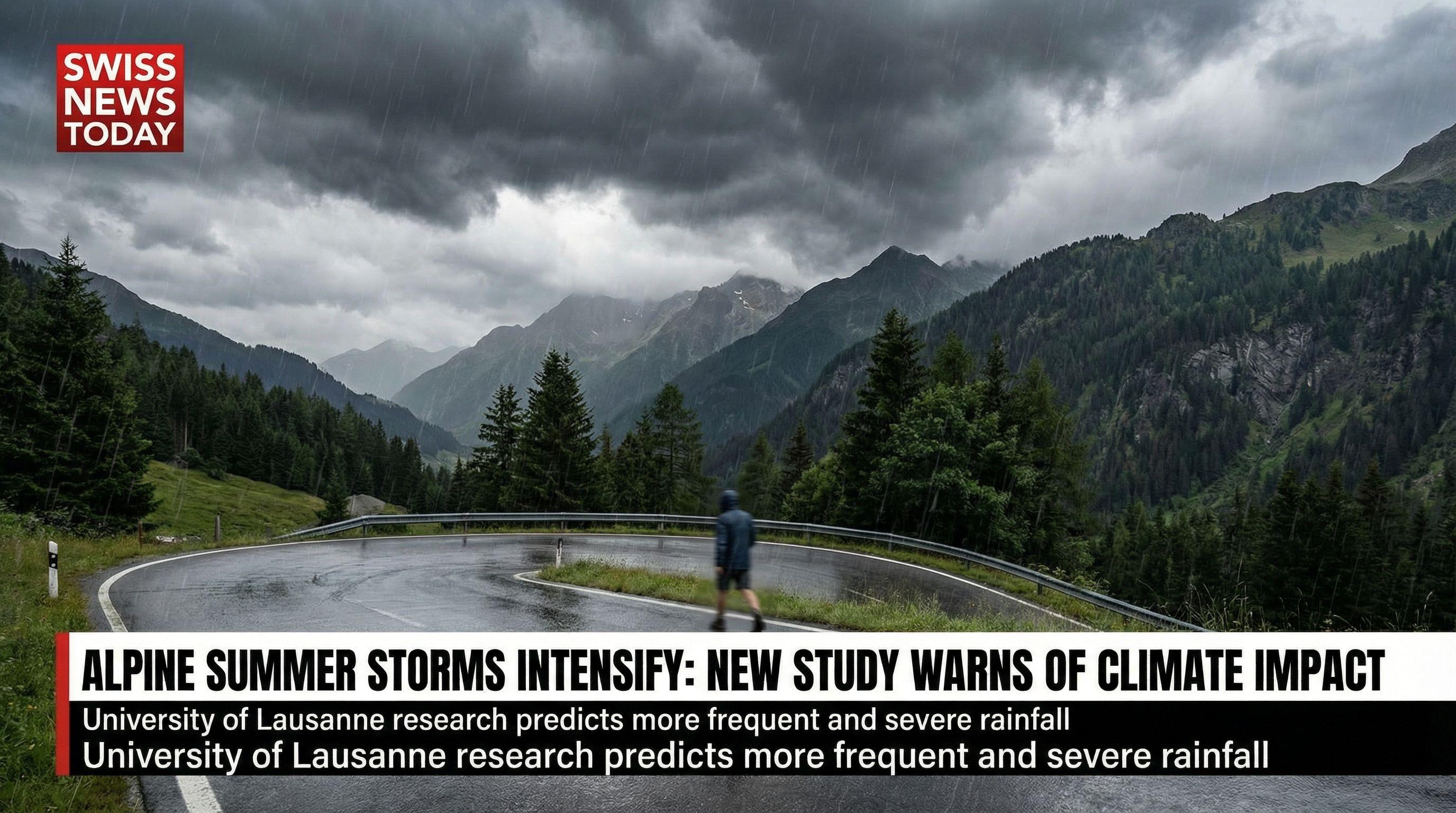 Study warns of intensifying Alpine summer storms