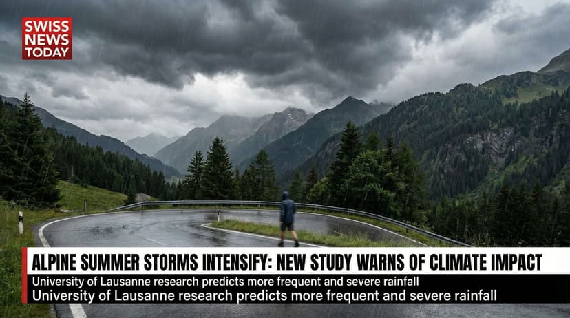 Study warns of intensifying Alpine summer storms