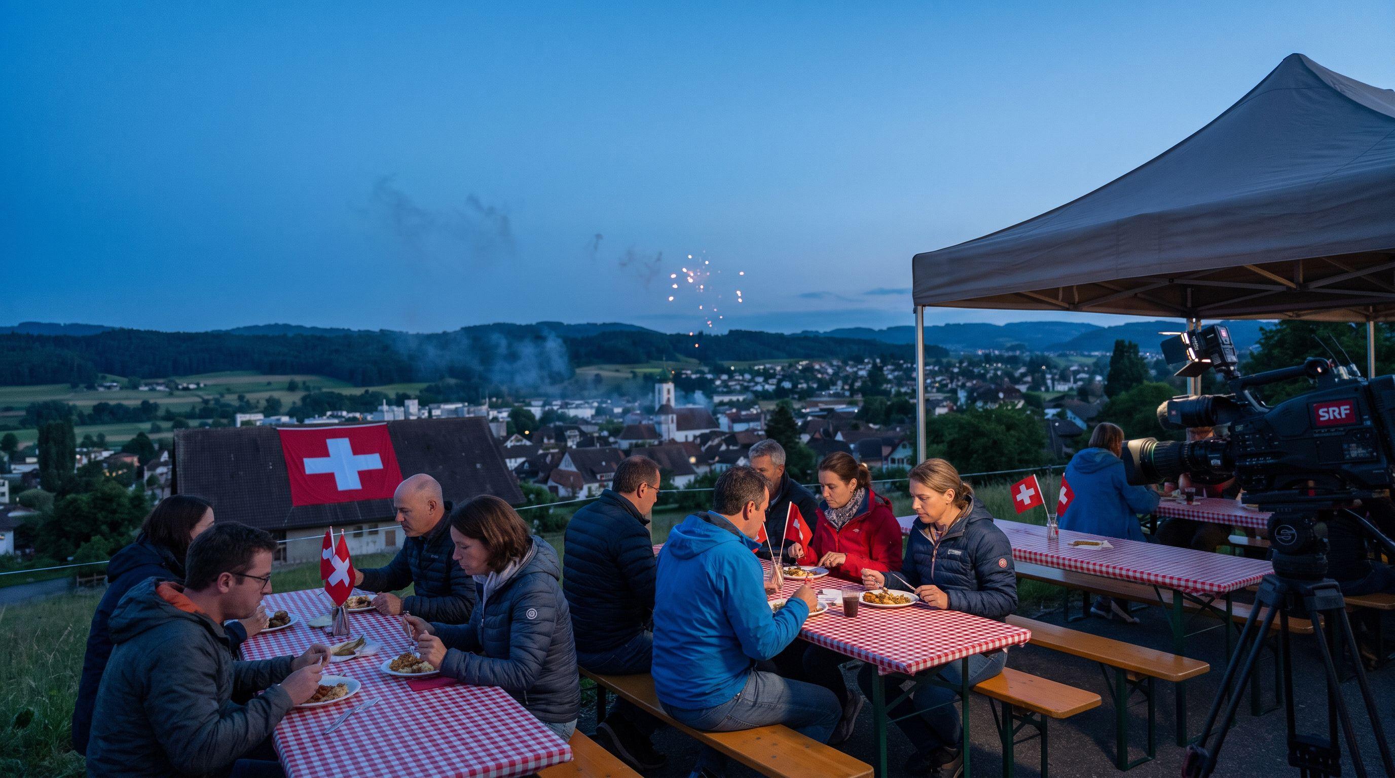 A Subdued National Day: Cantons Report Quiet Skies Amid Firework Bans and Controversy