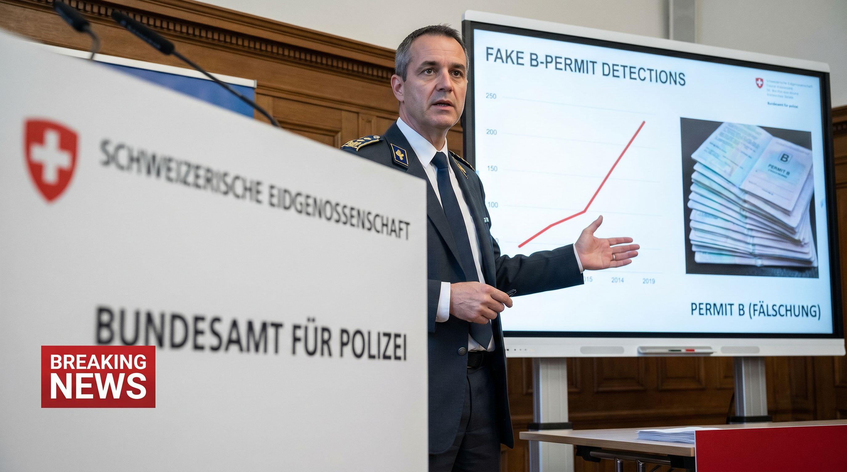 Authorities Raise Alarm Over Surge in Fake Swiss Work Permits