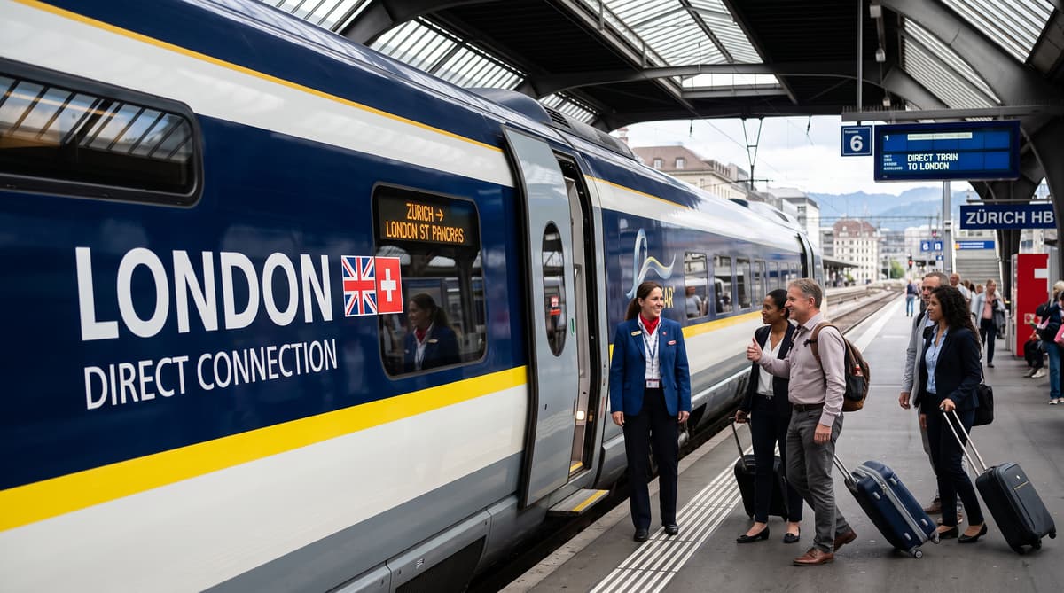 Survey finds broad support for direct train link between Switzerland and London
