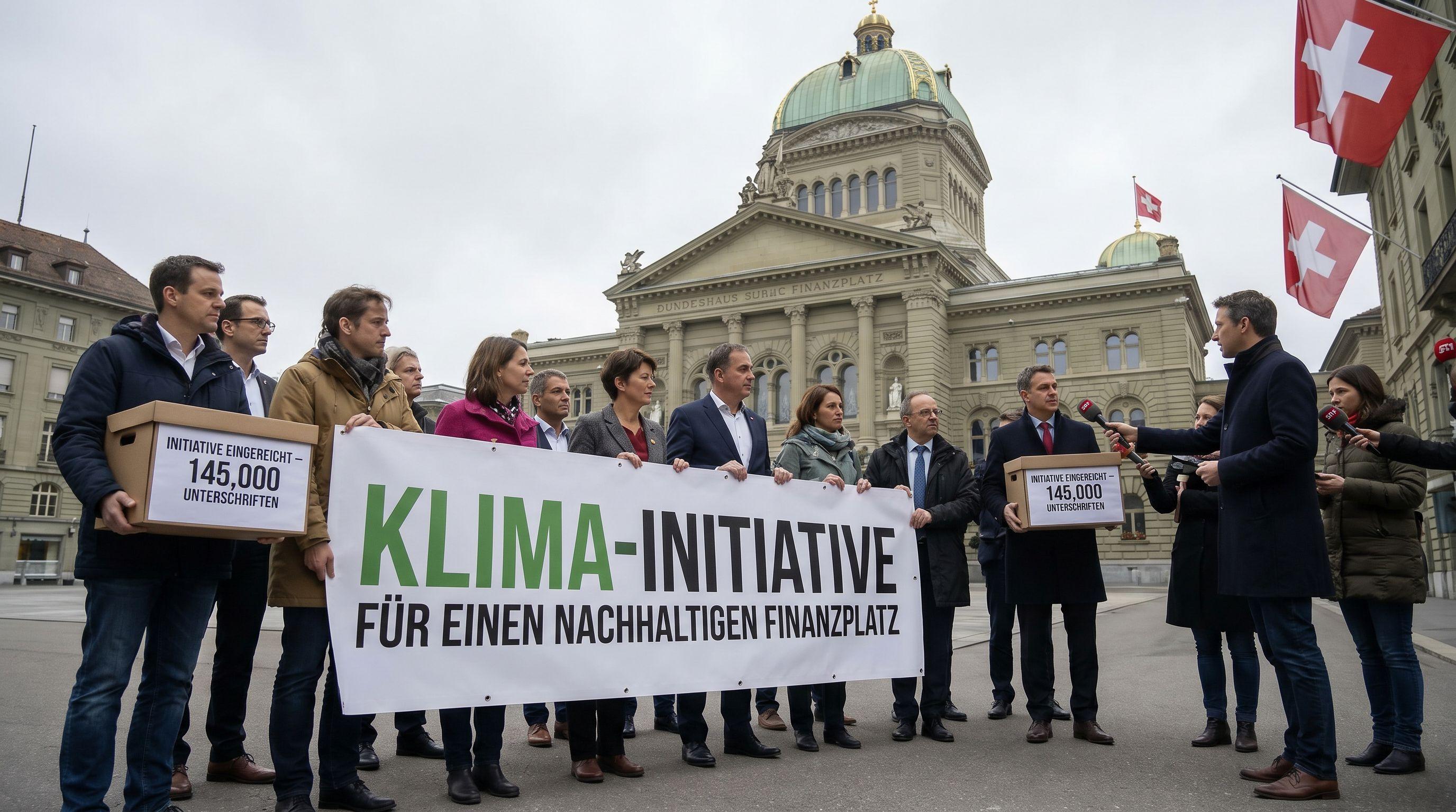 Popular Initiative Submitted to Make Swiss Financial Centre More Sustainable