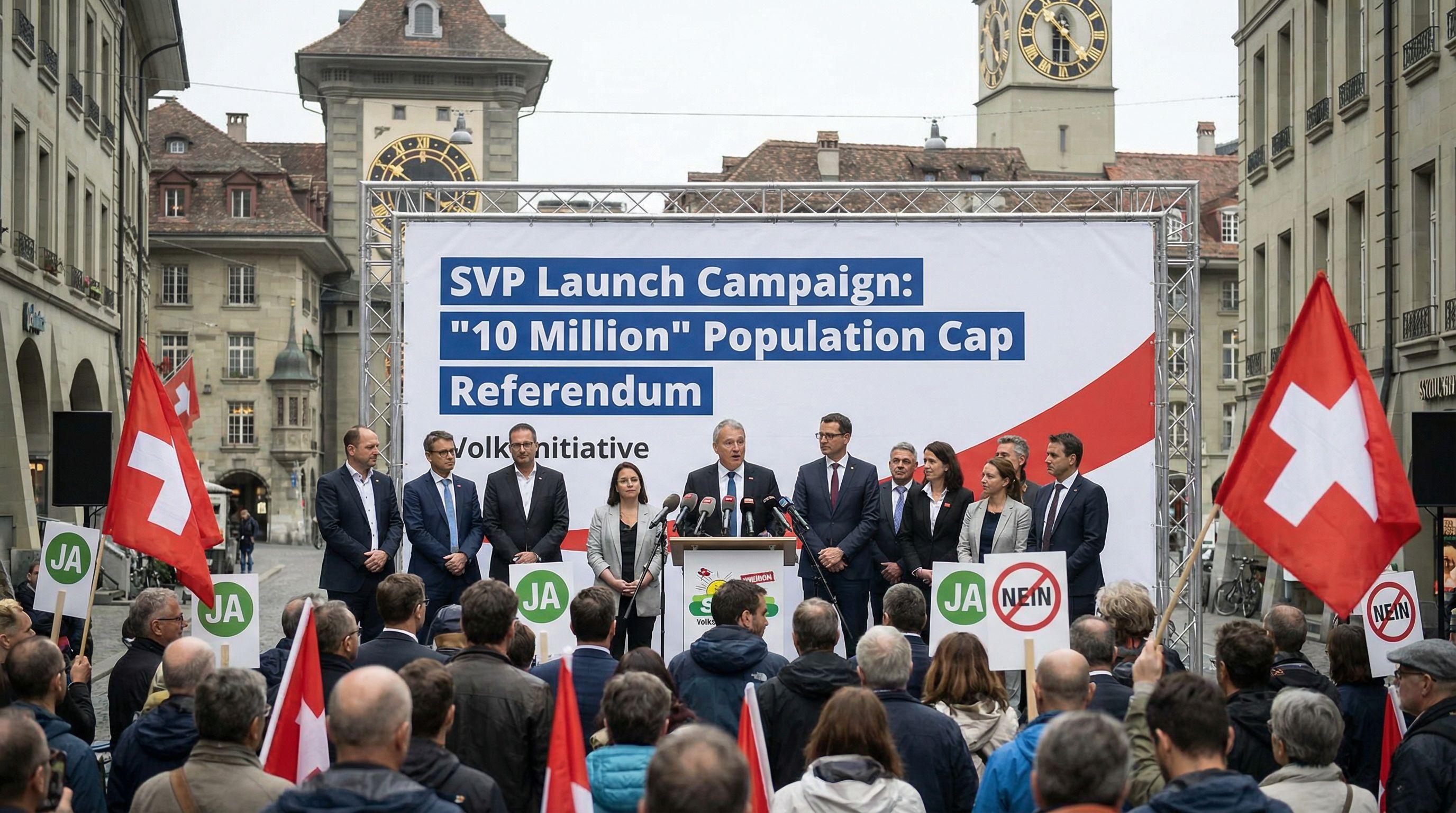 SVP Launches Campaign for '10 Million' Population Cap Referendum