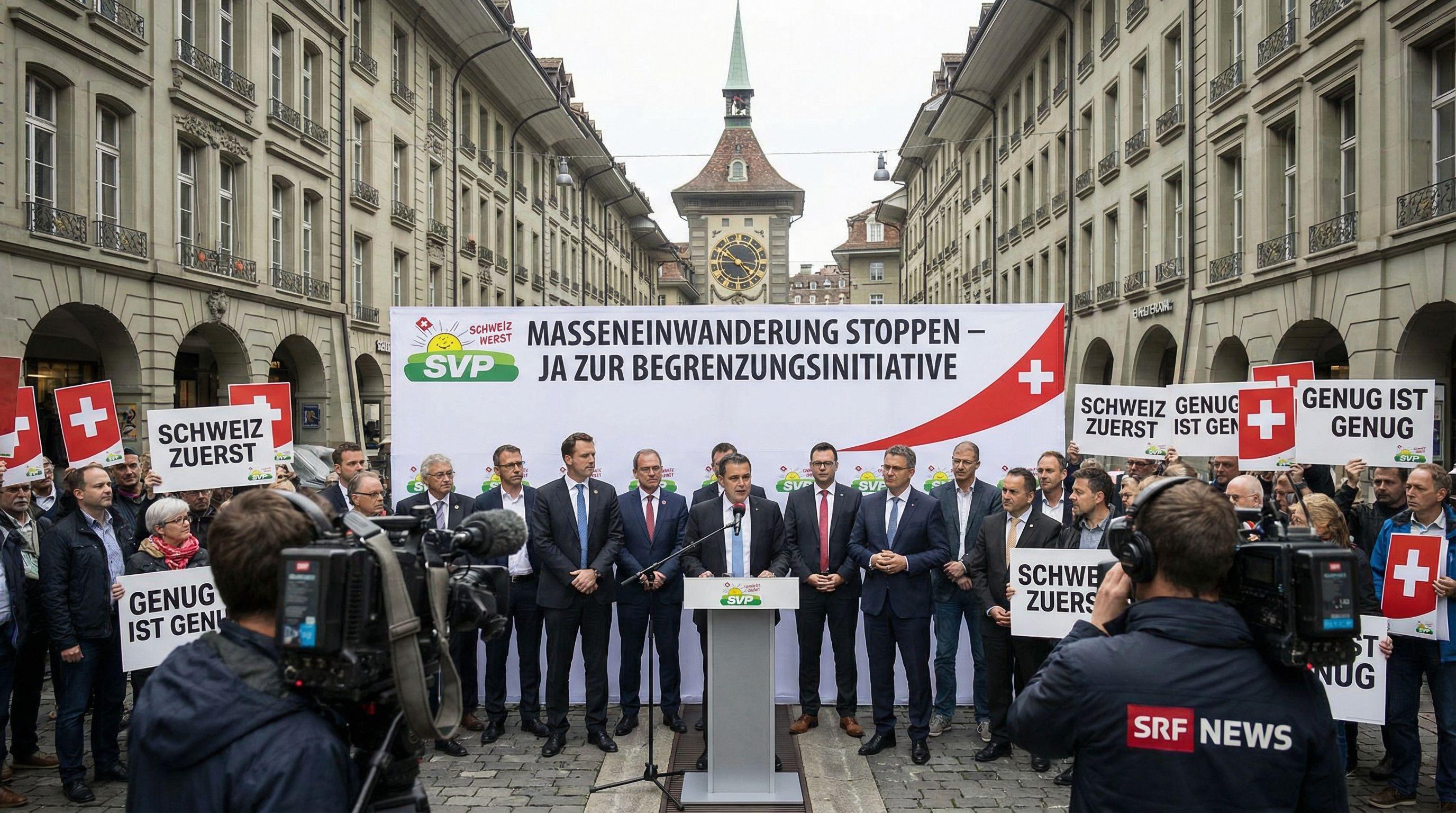 SVP Launches 'No to 10 Million' Anti-Immigration Campaign