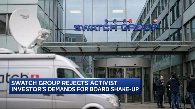 Swatch Group Rejects Activist Investor's Demands for Board Shake-Up