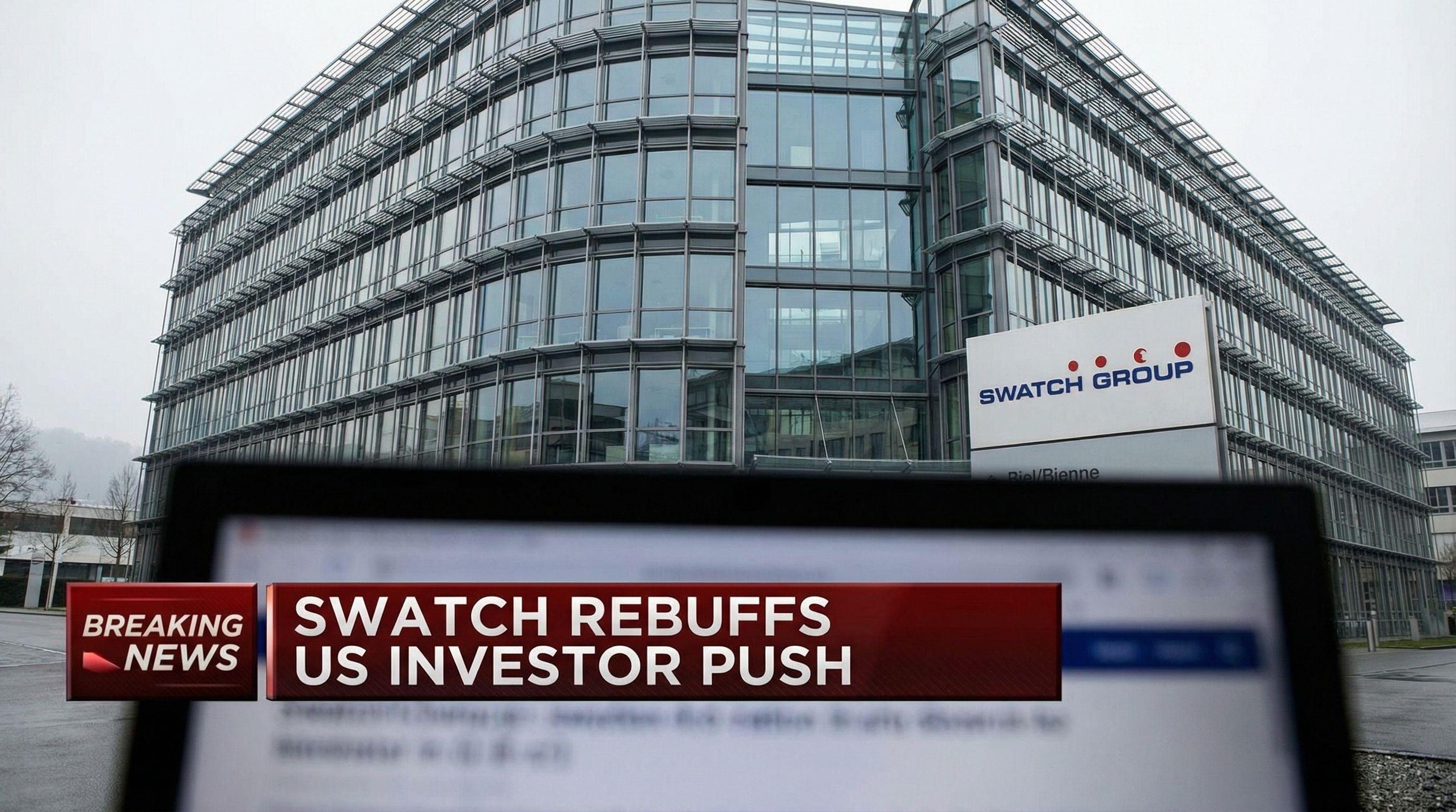 Swatch Rebuffs US Activist Investor's Push for Board and Governance Changes