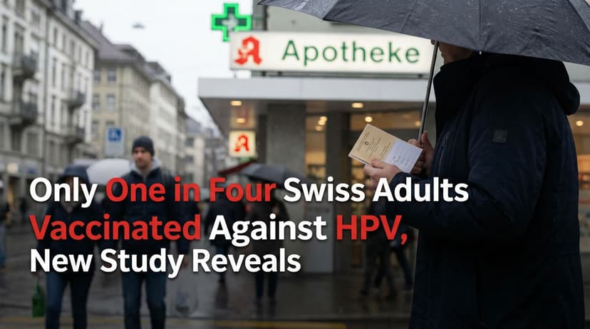 Only One in Four Swiss Adults Vaccinated Against HPV, New Study Reveals