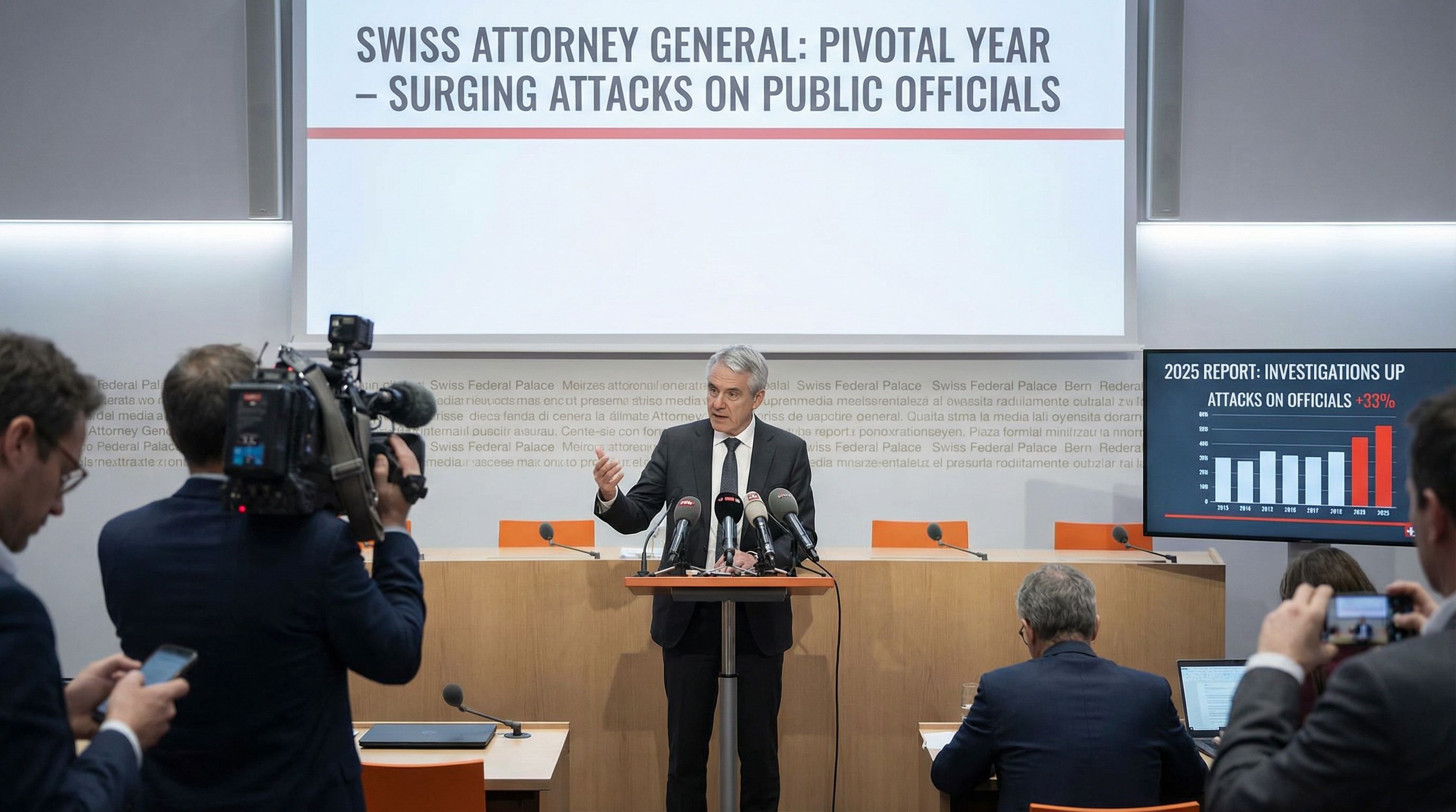 Swiss Attorney General Reports 'Pivotal Year' with Surging Attacks on Public Officials