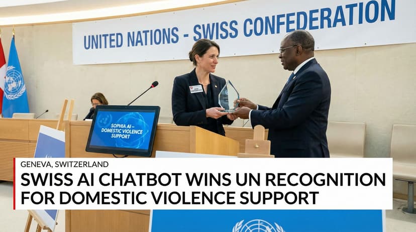 Swiss AI Chatbot Wins UN Recognition for Domestic Violence Support