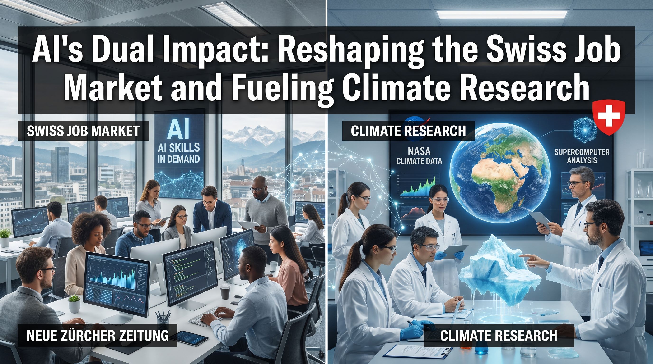 AI's Dual Impact: Reshaping the Swiss Job Market and Fueling Climate Research