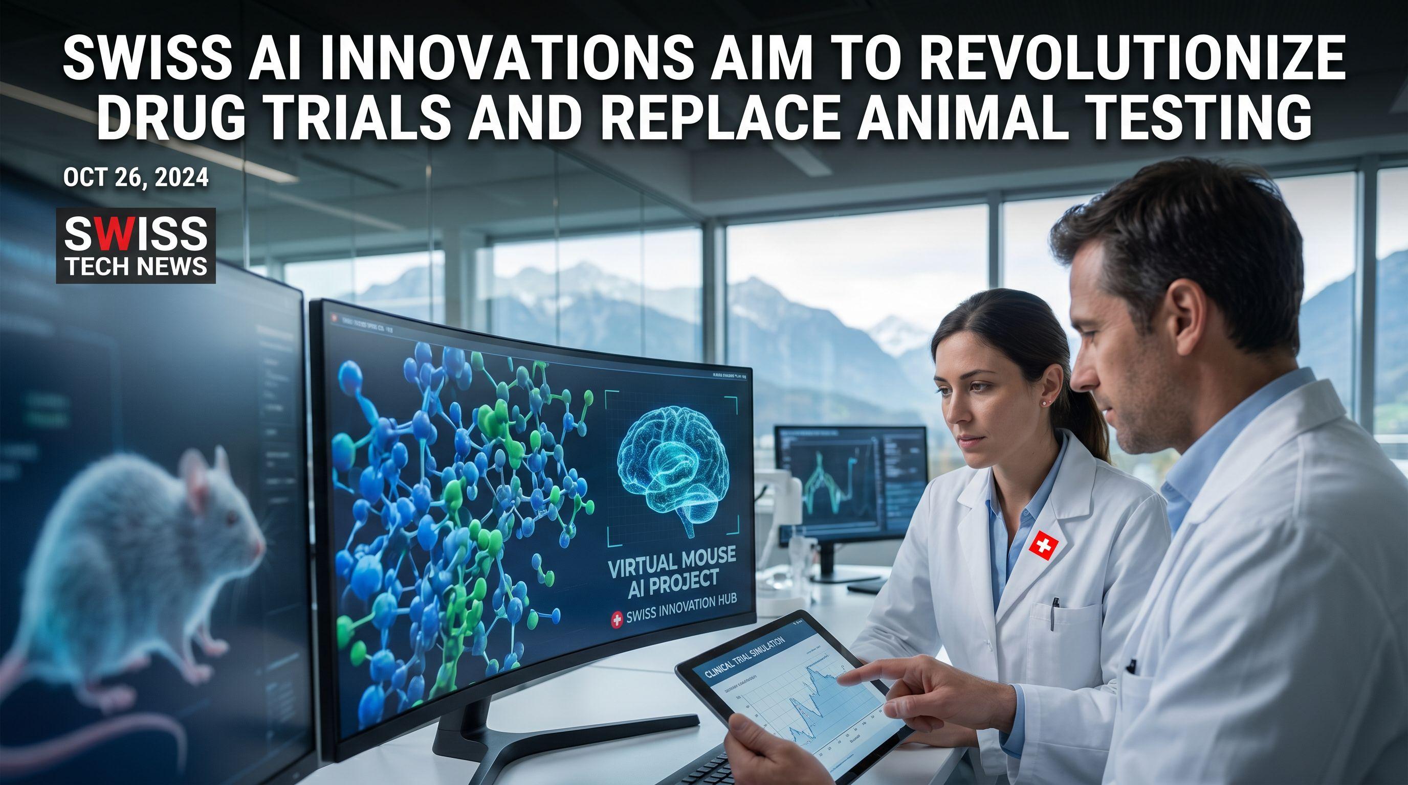 Swiss AI Innovations Aim to Revolutionize Drug Trials and Replace Animal Testing