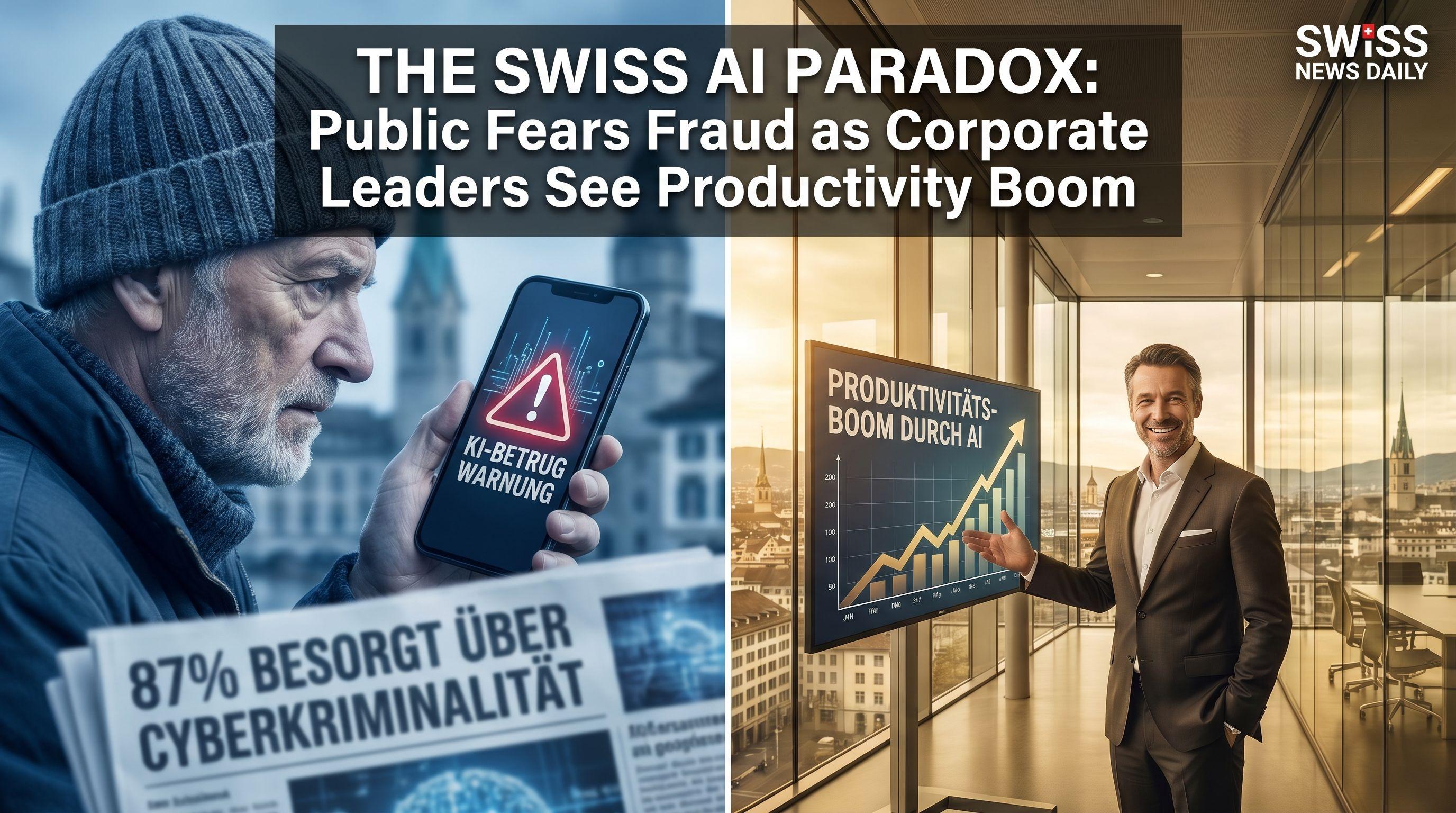 The Swiss AI Paradox: Public Fears Fraud as Corporate Leaders See Productivity Boom