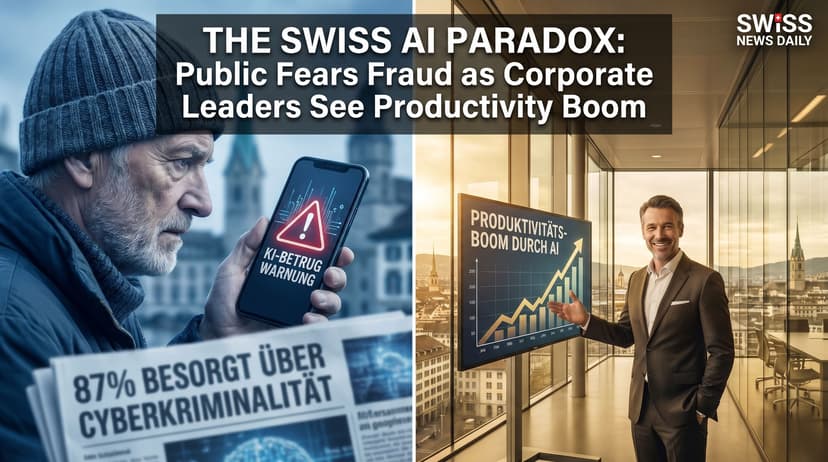 The Swiss AI Paradox: Public Fears Fraud as Corporate Leaders See Productivity Boom