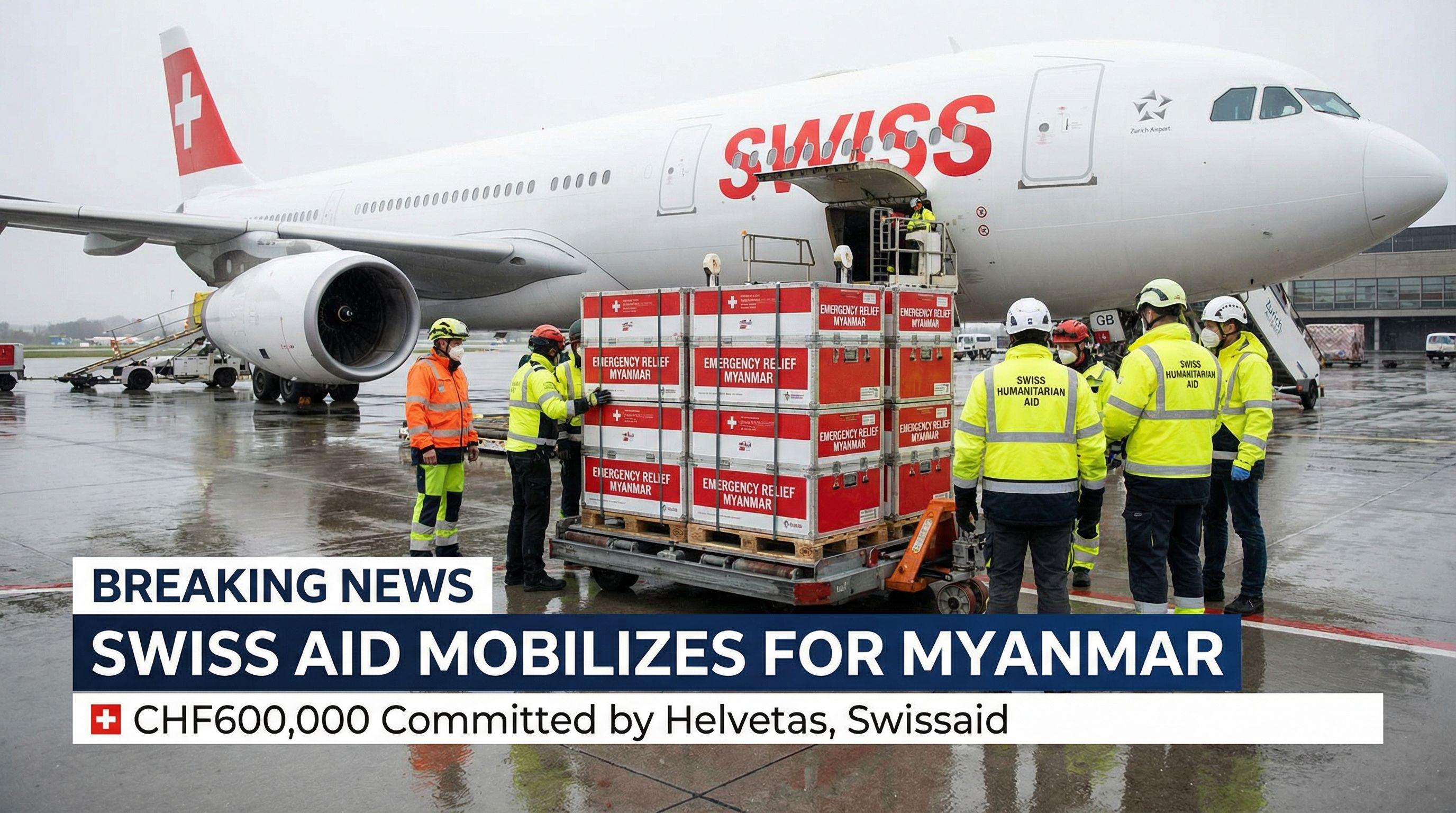Swiss aid organizations mobilize for Myanmar earthquake relief