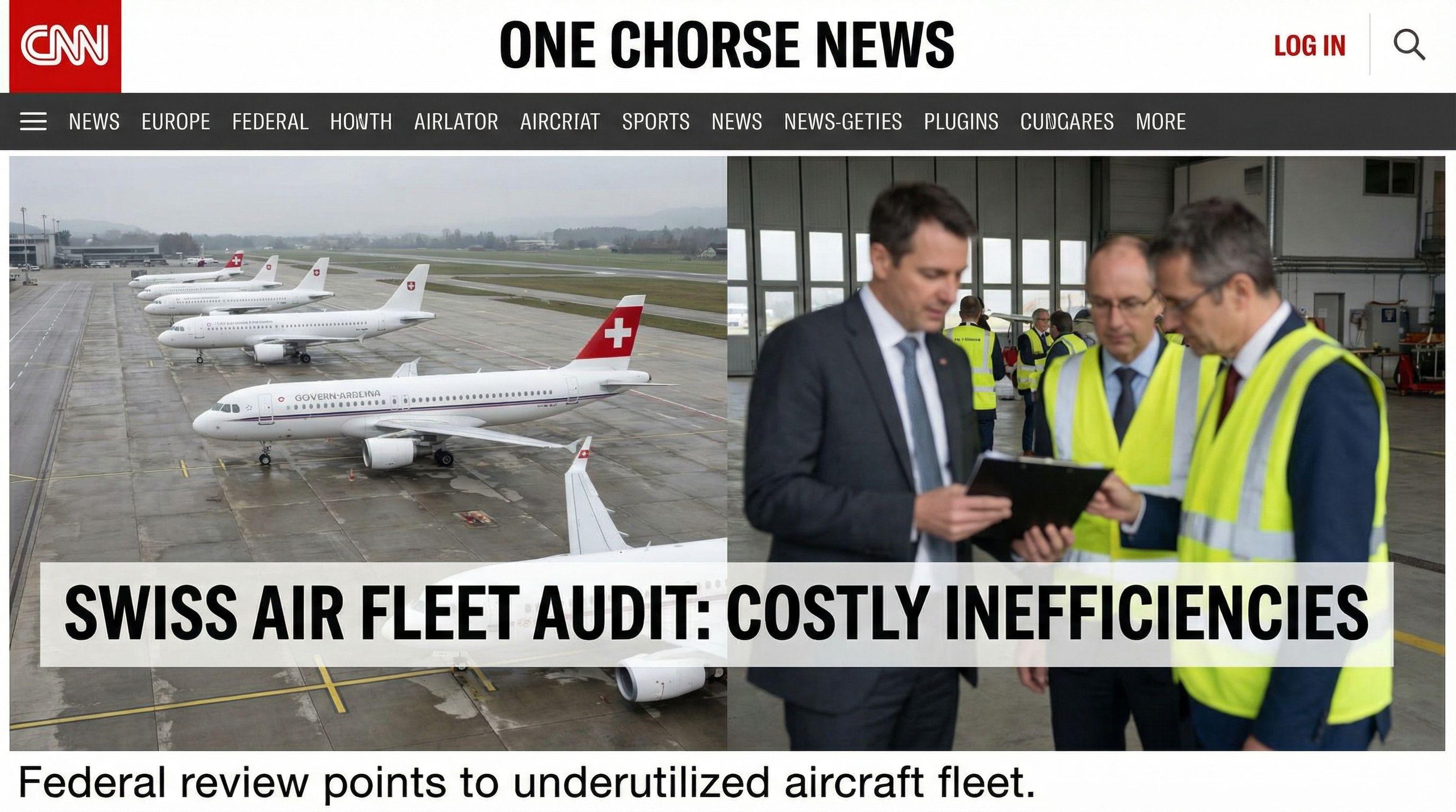 Swiss Air Fleet Audit Reveals Costly Inefficiencies