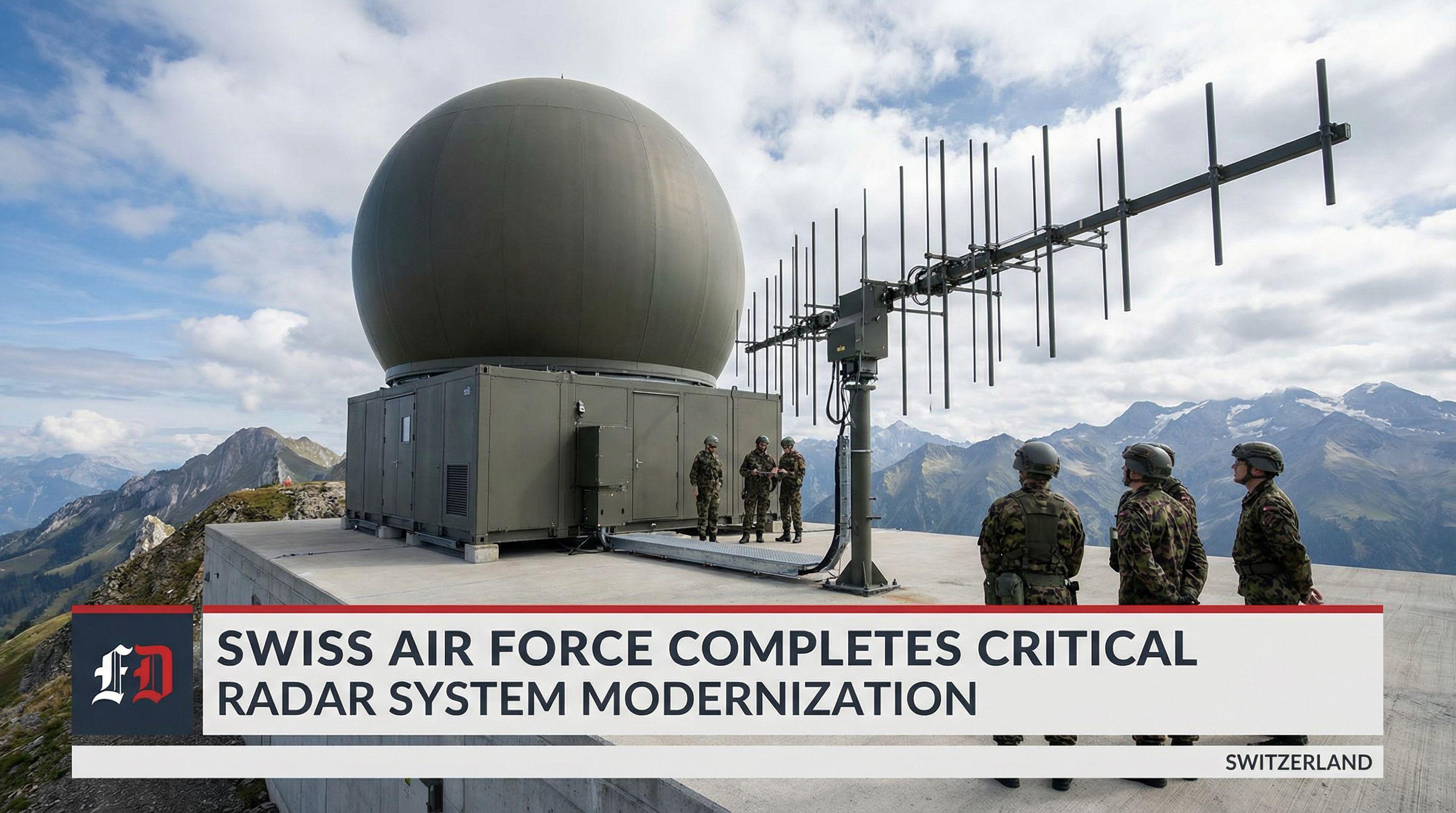 Swiss Air Force Completes Critical Radar System Modernization