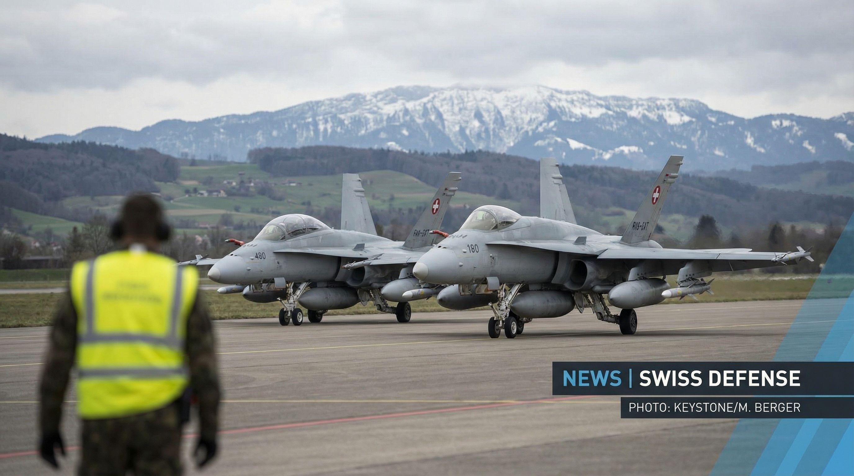 Swiss Air Force Enhances Defense Readiness with Double Patrols
