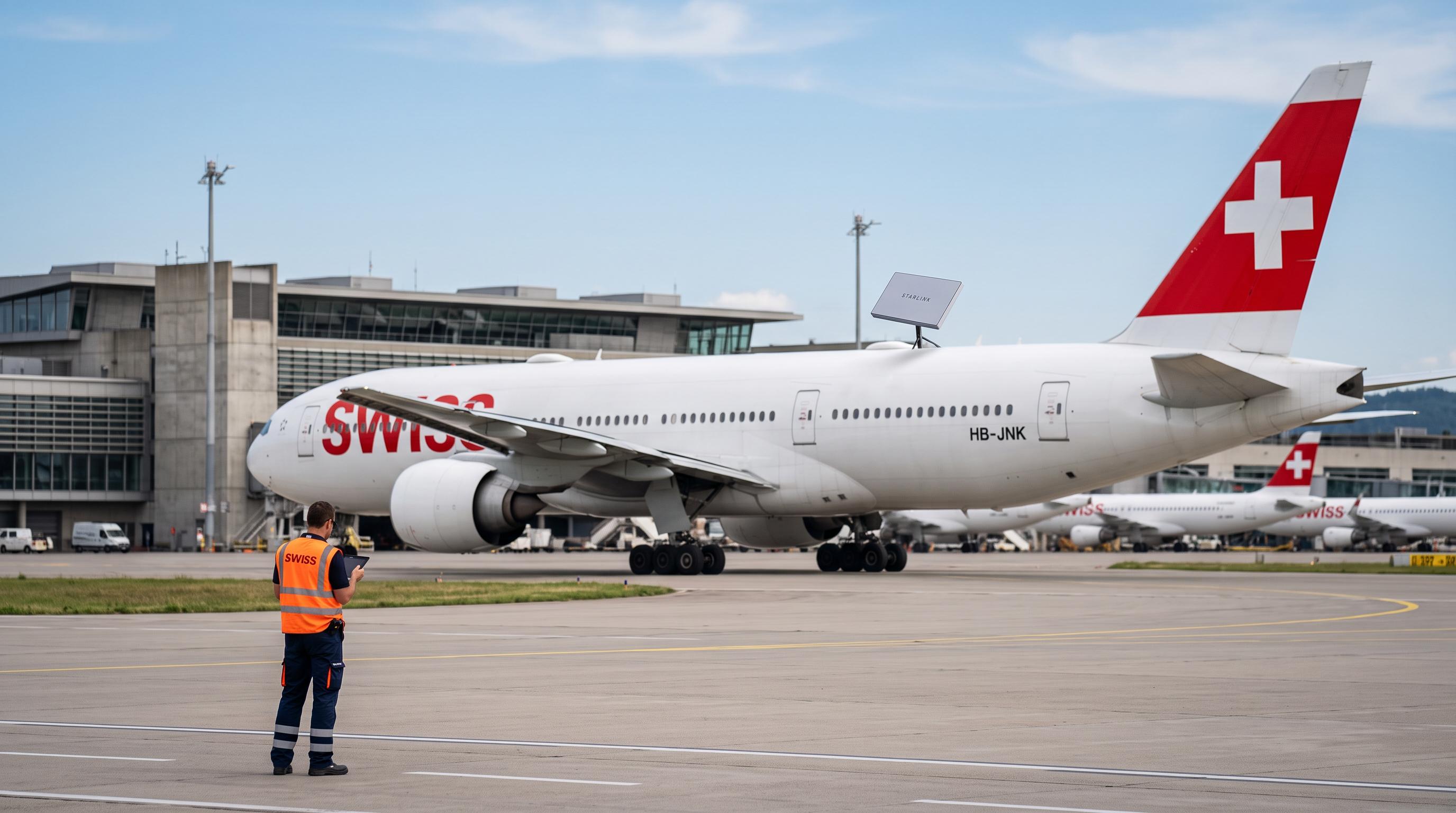SWISS Begins Starlink Wi-Fi Rollout Across Its Fleet