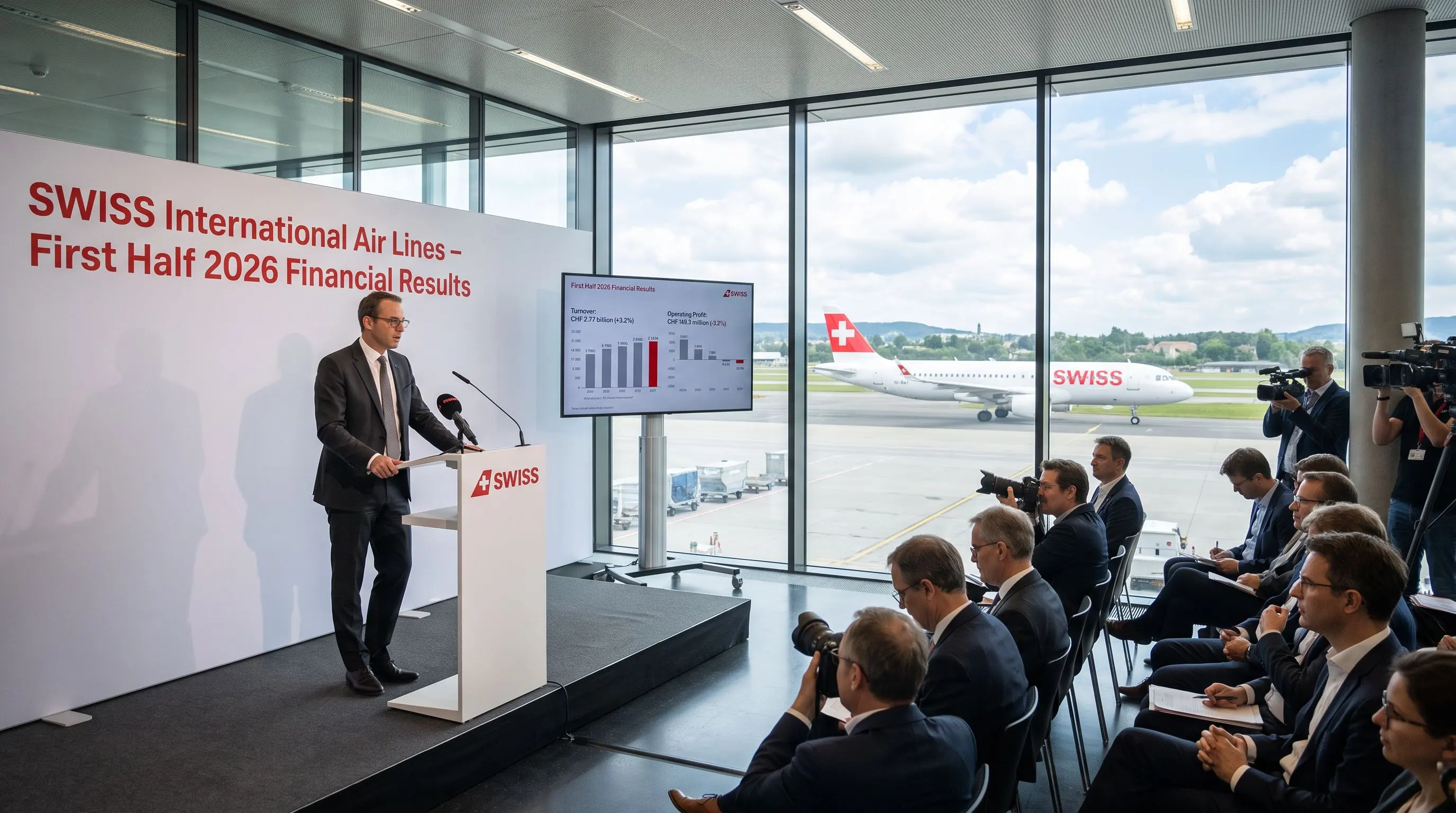 SWISS Airline Reports Higher Turnover but Lower Profit in First Half of 2026