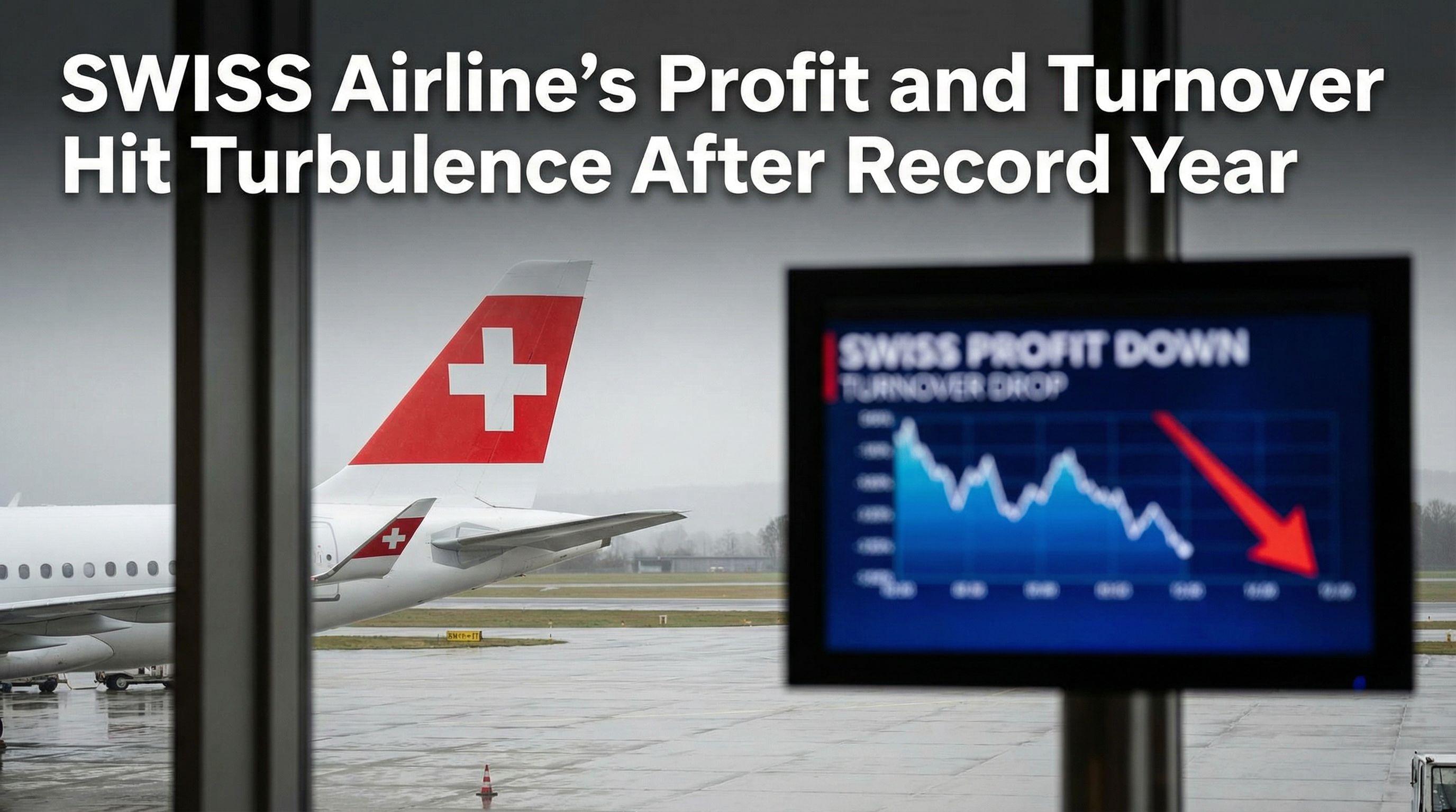SWISS Airline's Profit and Turnover Hit Turbulence After Record Year