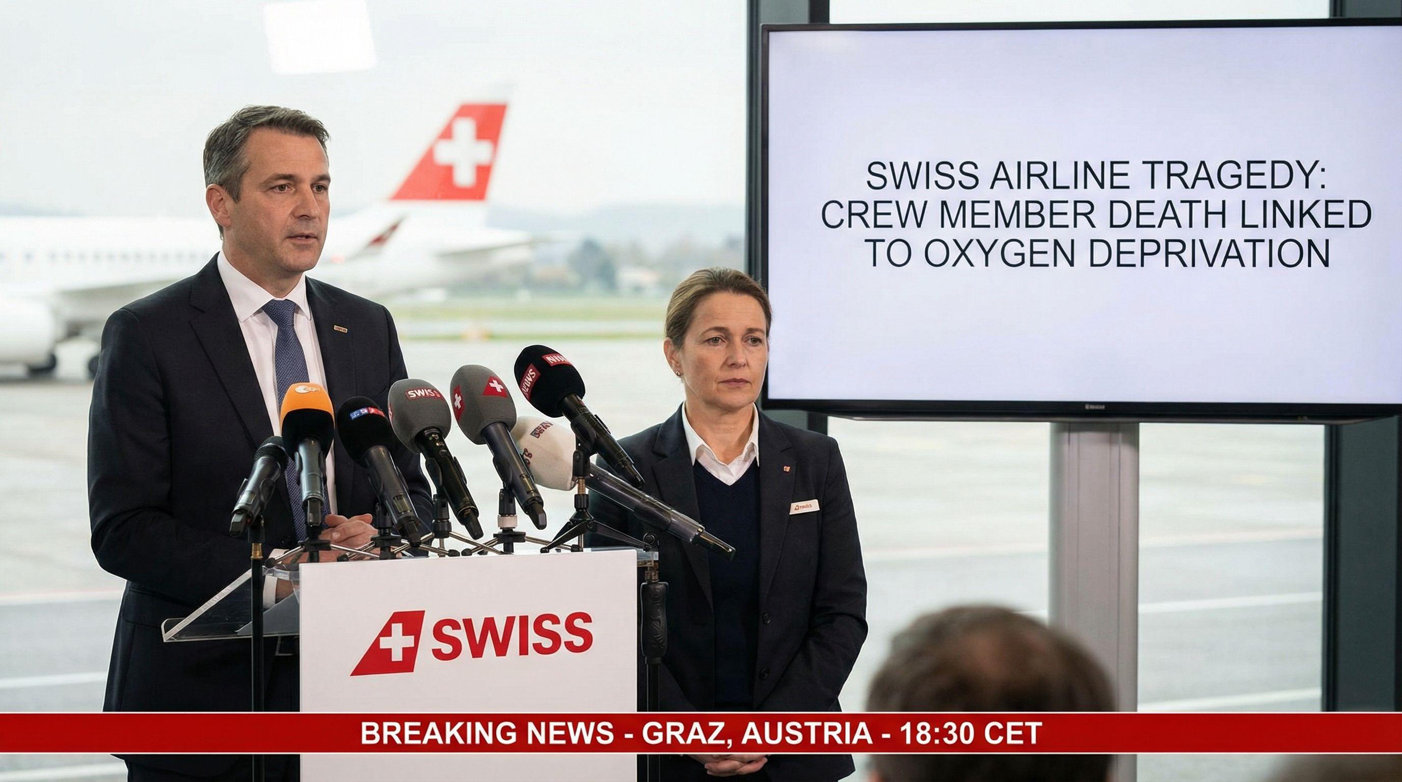 SWISS Airline Tragedy: Crew Member Death Linked to Oxygen Deprivation