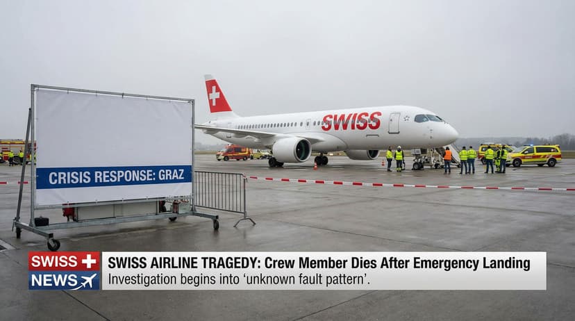 SWISS Airline Tragedy: Crew Member Dies After Emergency Landing