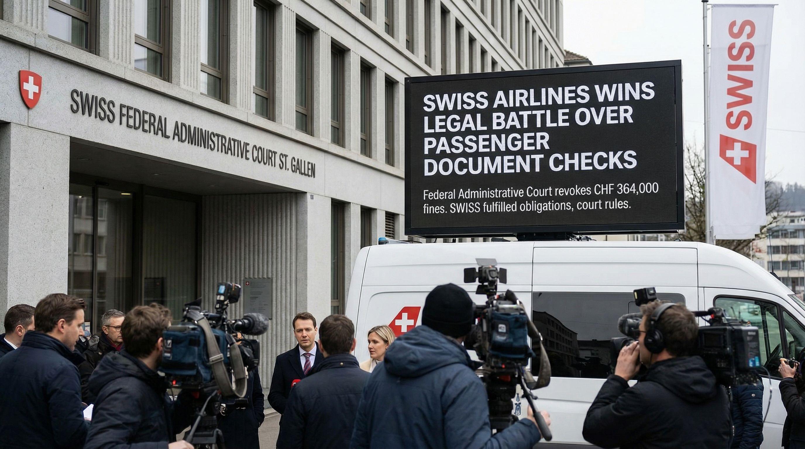 SWISS Airlines Wins Legal Battle Over Passenger Document Checks