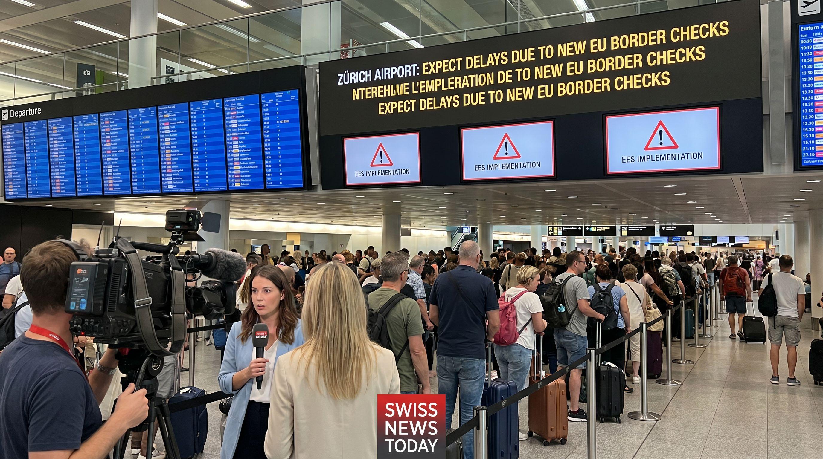 Summer Travel Warning: Swiss Airports Brace for Delays Amid New EU Border Checks