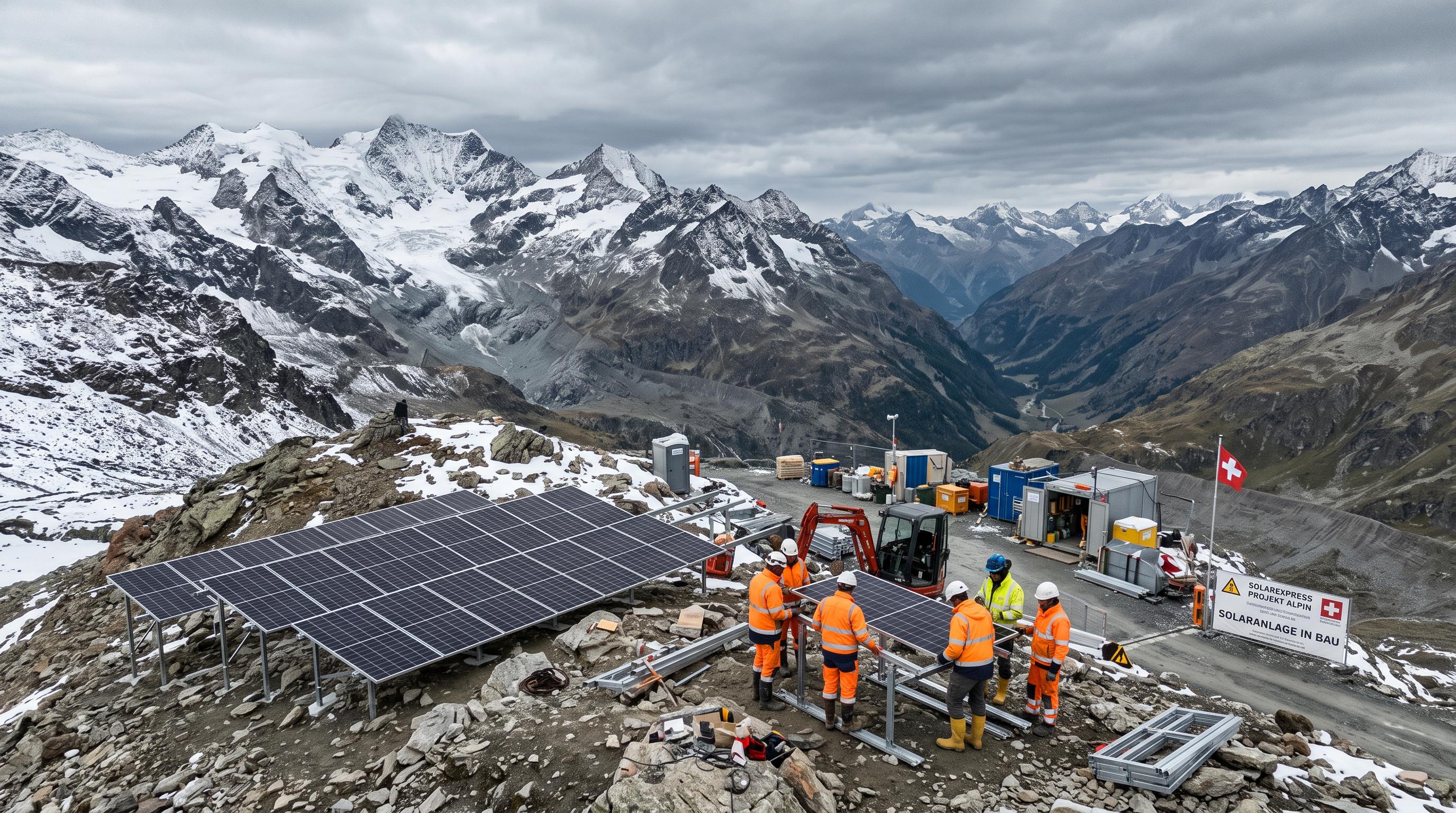 Swiss Alpine solar programme struggles to deliver