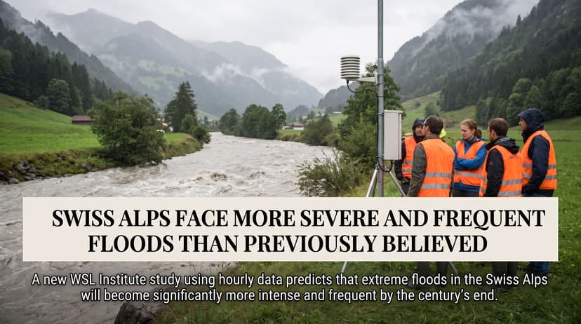 Swiss Alps Face More Severe and Frequent Floods Than Previously Believed