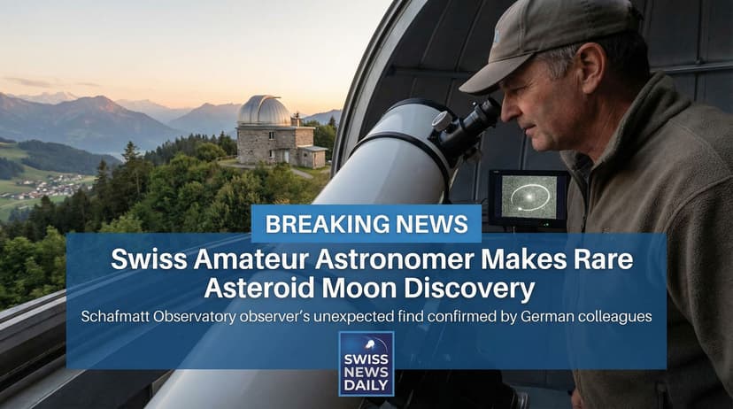Swiss Amateur Astronomer Makes Rare Asteroid Moon Discovery