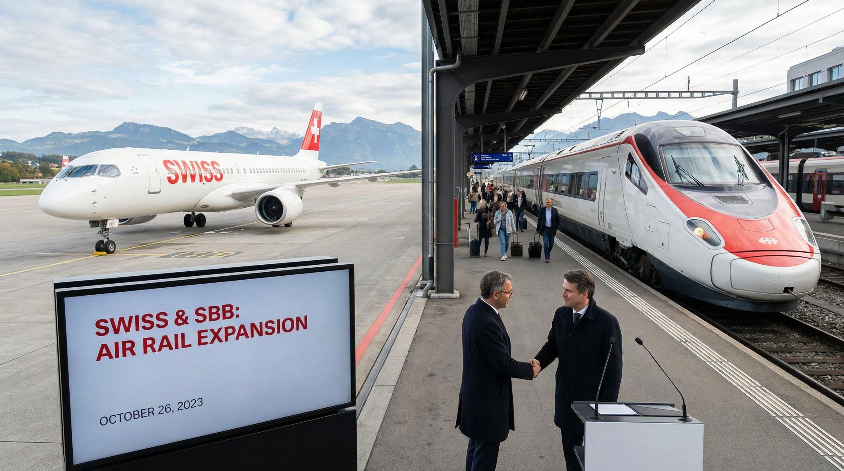 SWISS and SBB Launch New Combined Travel Routes